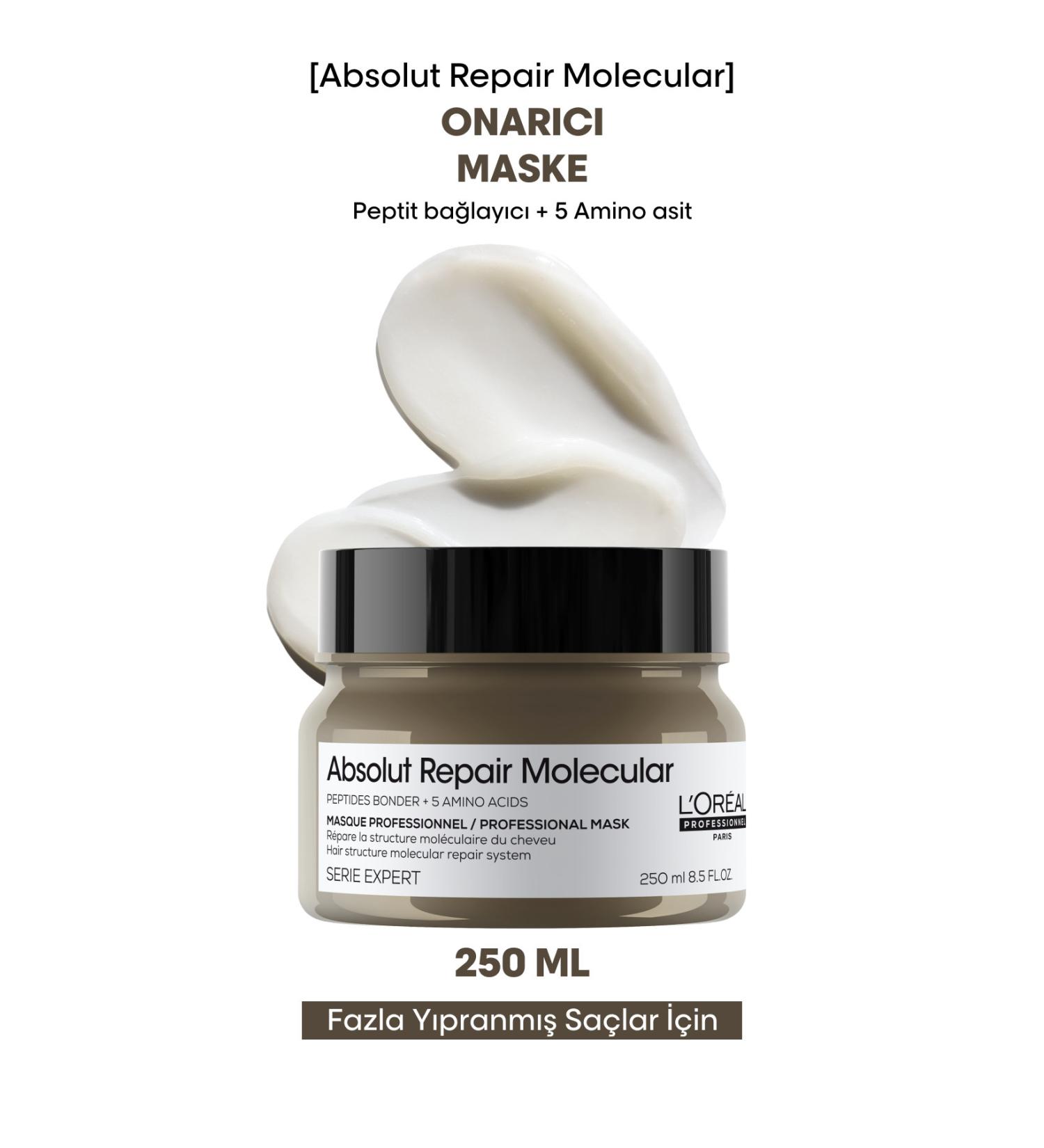 L'oreal Professionnel Absolut Repair Molecular Intensive Repair Mask for All Damaged Hair 250 ml