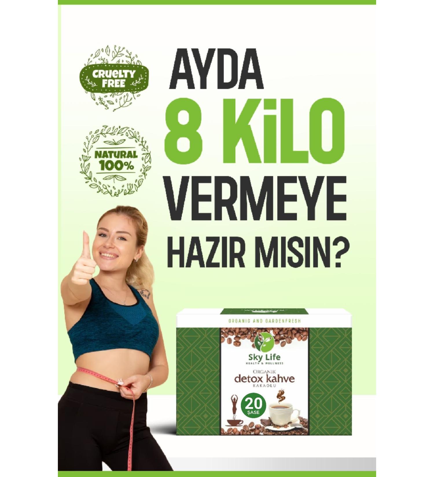 Sky Life Health Wellness Detox Form Coffee Slimming. Helps to Lose Weight Keeping Full Loss