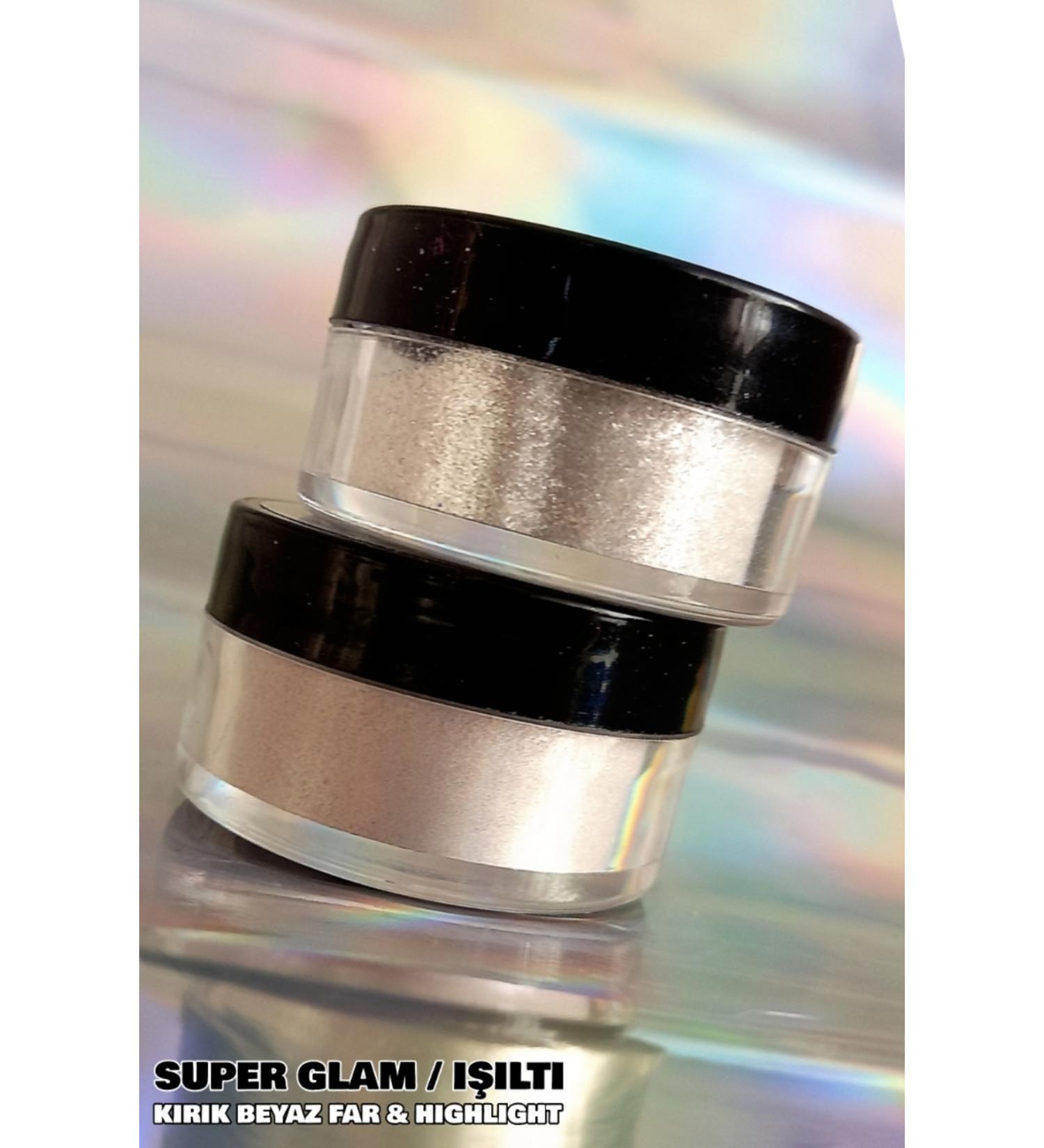 PRO 10 PRO ON 2li Super Silver / Off White Mink Pure Pigment Eyeshadow - Buy Online on GoSupps.com
