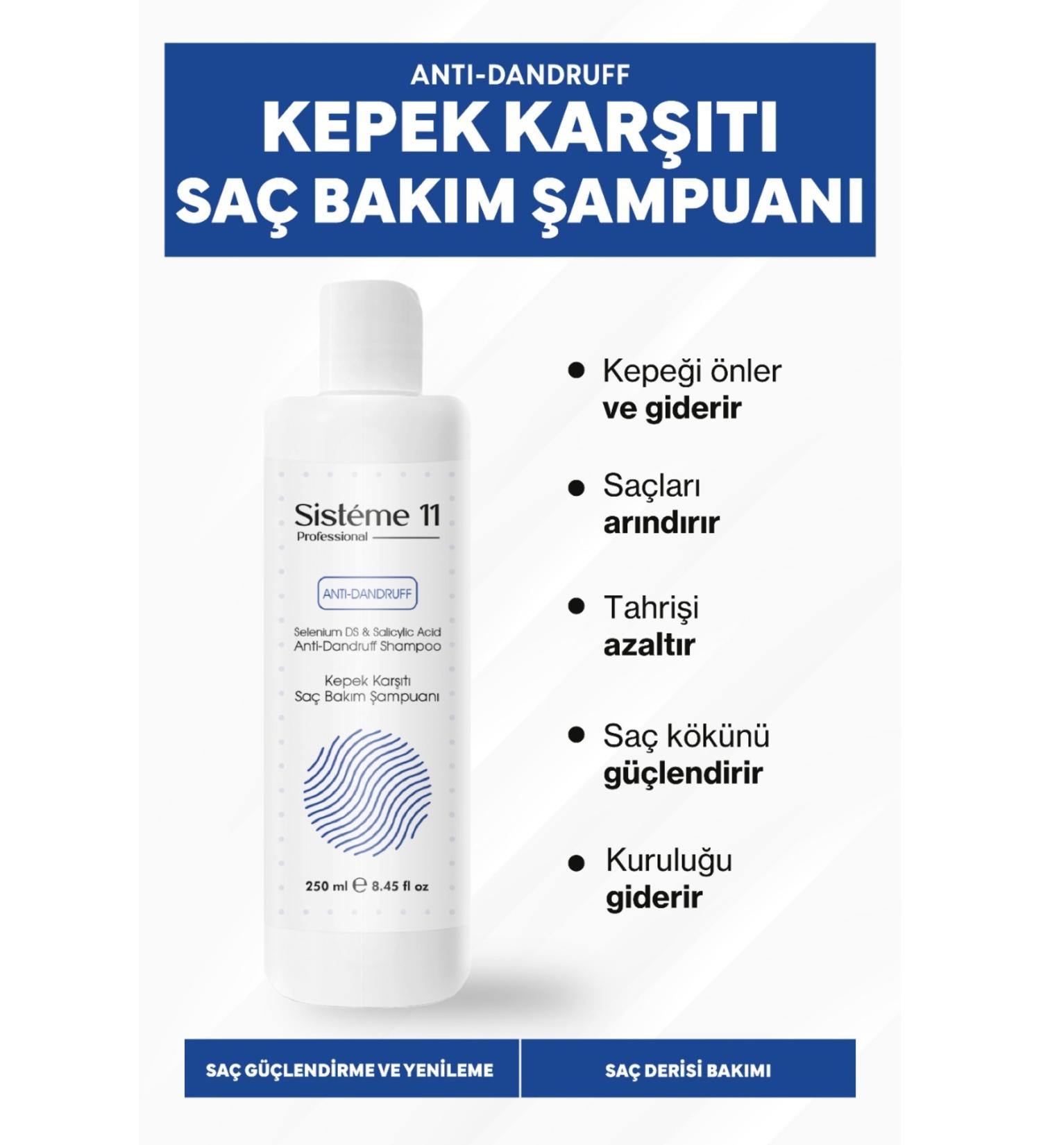 System 11 System 11 Dandruff Shampoo 250 ml 8684091008682 - Buy Online on GoSupps.com