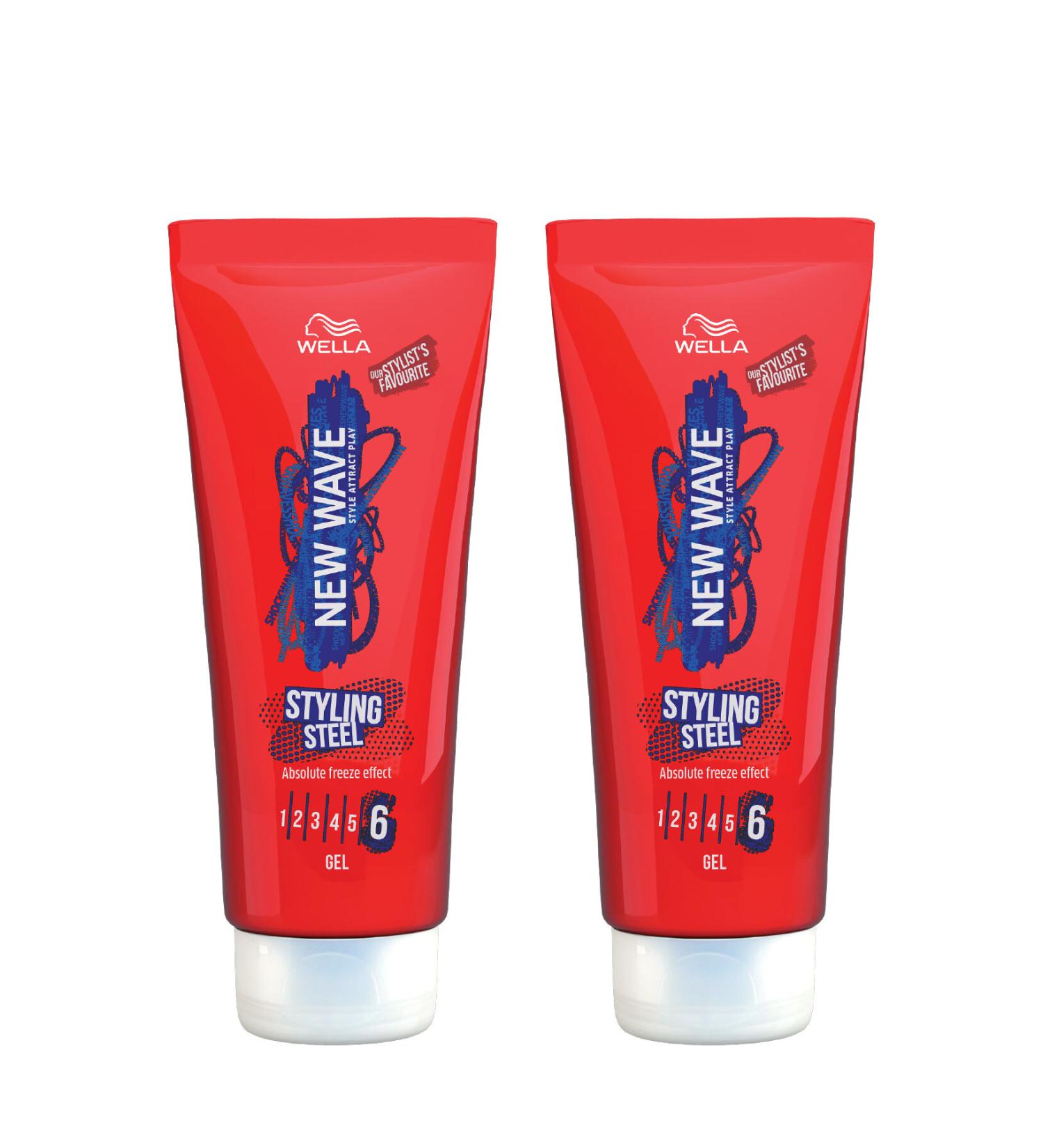 Wella New Wave Styling Steel Jelly - 200 ml 2x