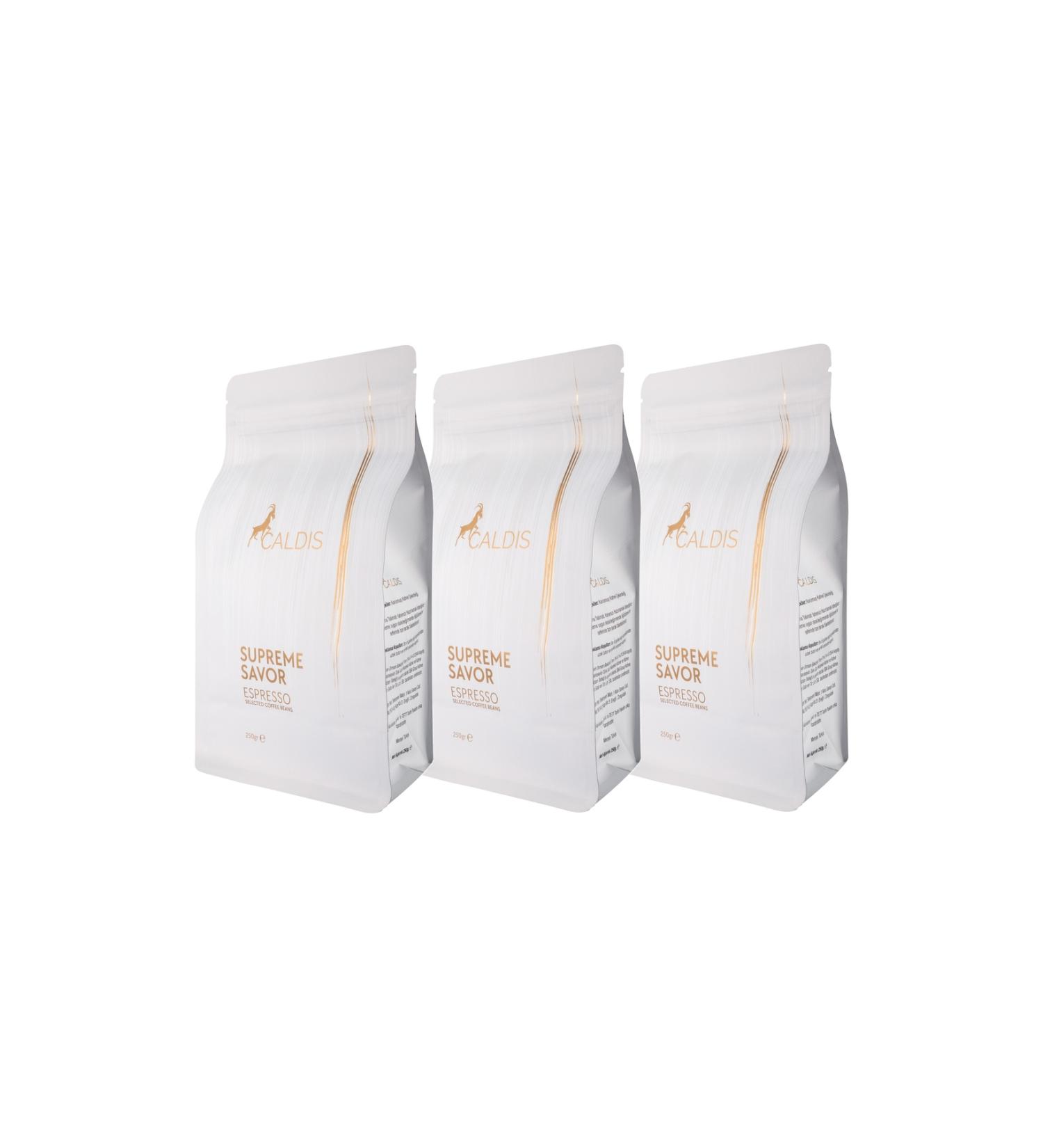 Caldis Triple Supreme Savor 250 gr Espresso 100 Arabica Bean Coffee