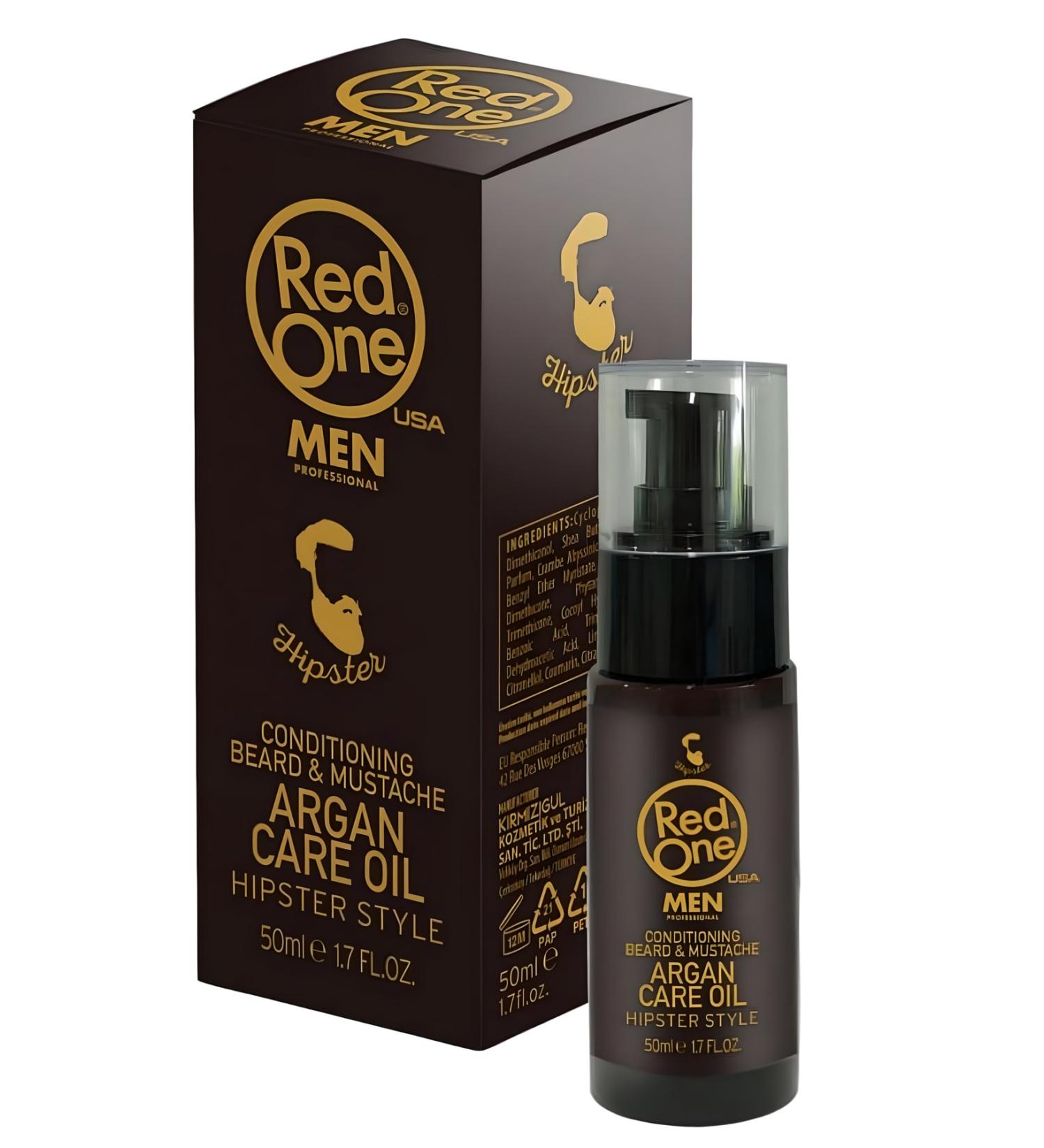 Red One Redone Beard & Moustache Care Oil Argan 50 ml - Buy Online on GoSupps.com