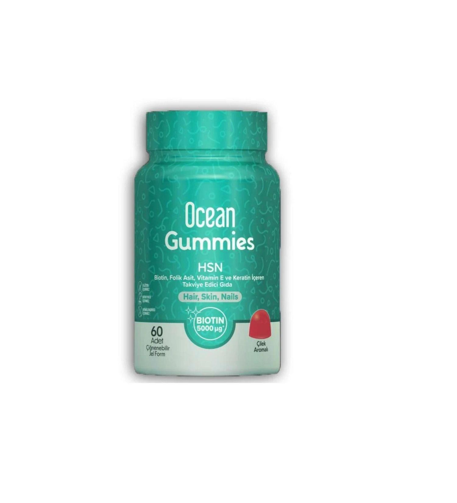 Orzax Ocean Gummies HSN Food Supplement 60 Pieces Chewable Gel Form