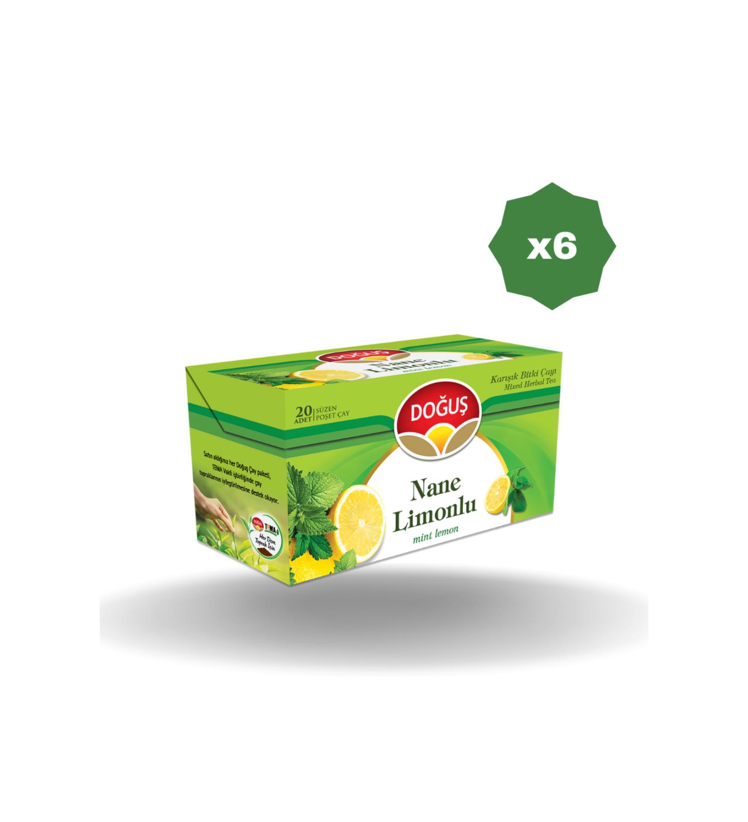 Do u DO U MINT&LEMON TEA 20 PIECES - (6 PIECES)