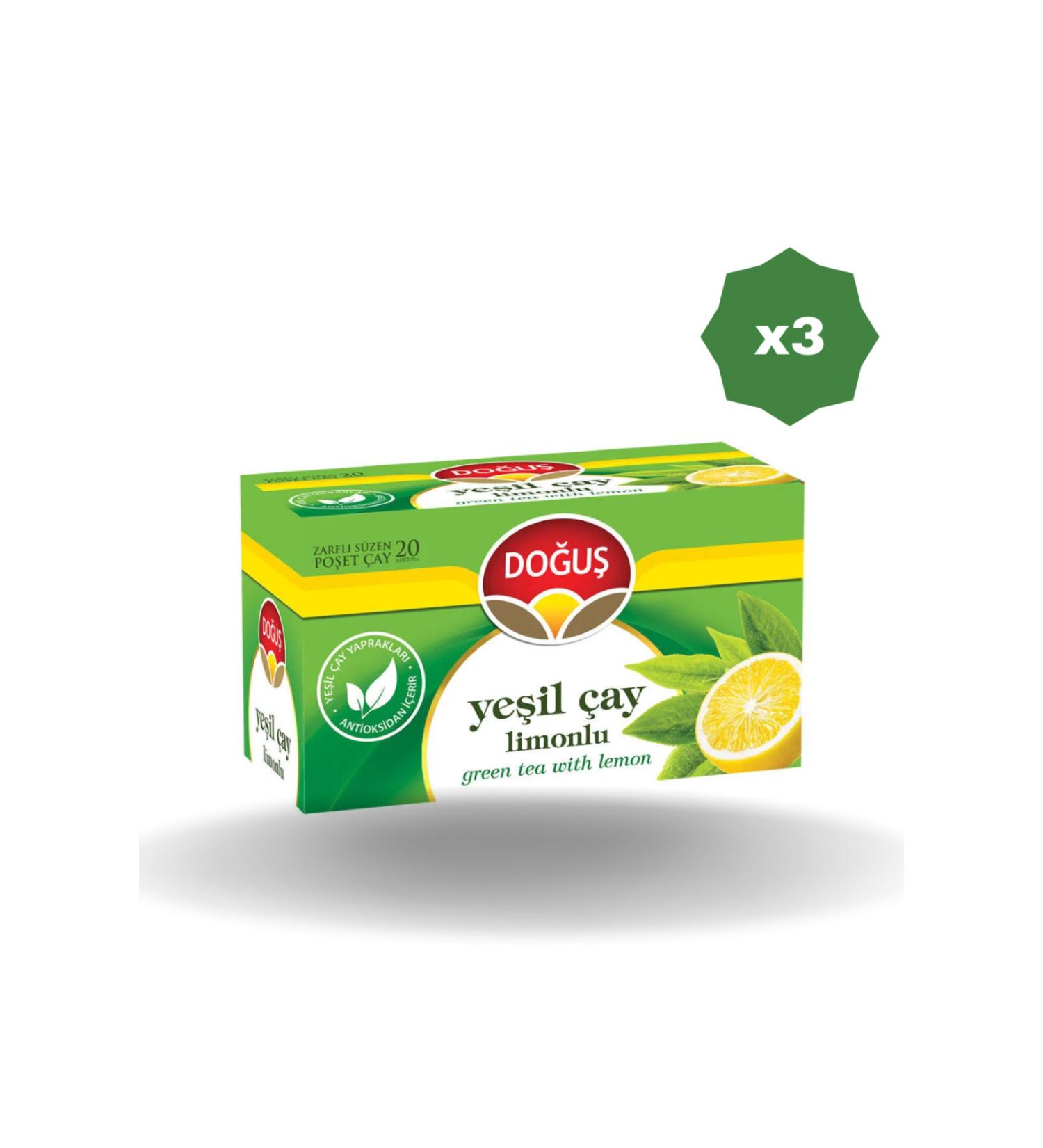 Do u DO U LEMON GREEN TEA 20 PIECES - (3 PIECES)