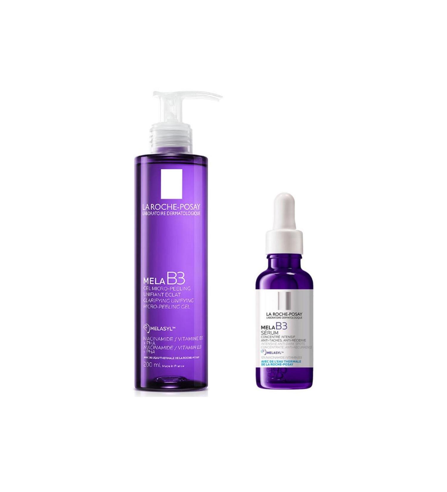 La Roche Posay Mela B3 Serum and Mela Facial Cleansing Gel