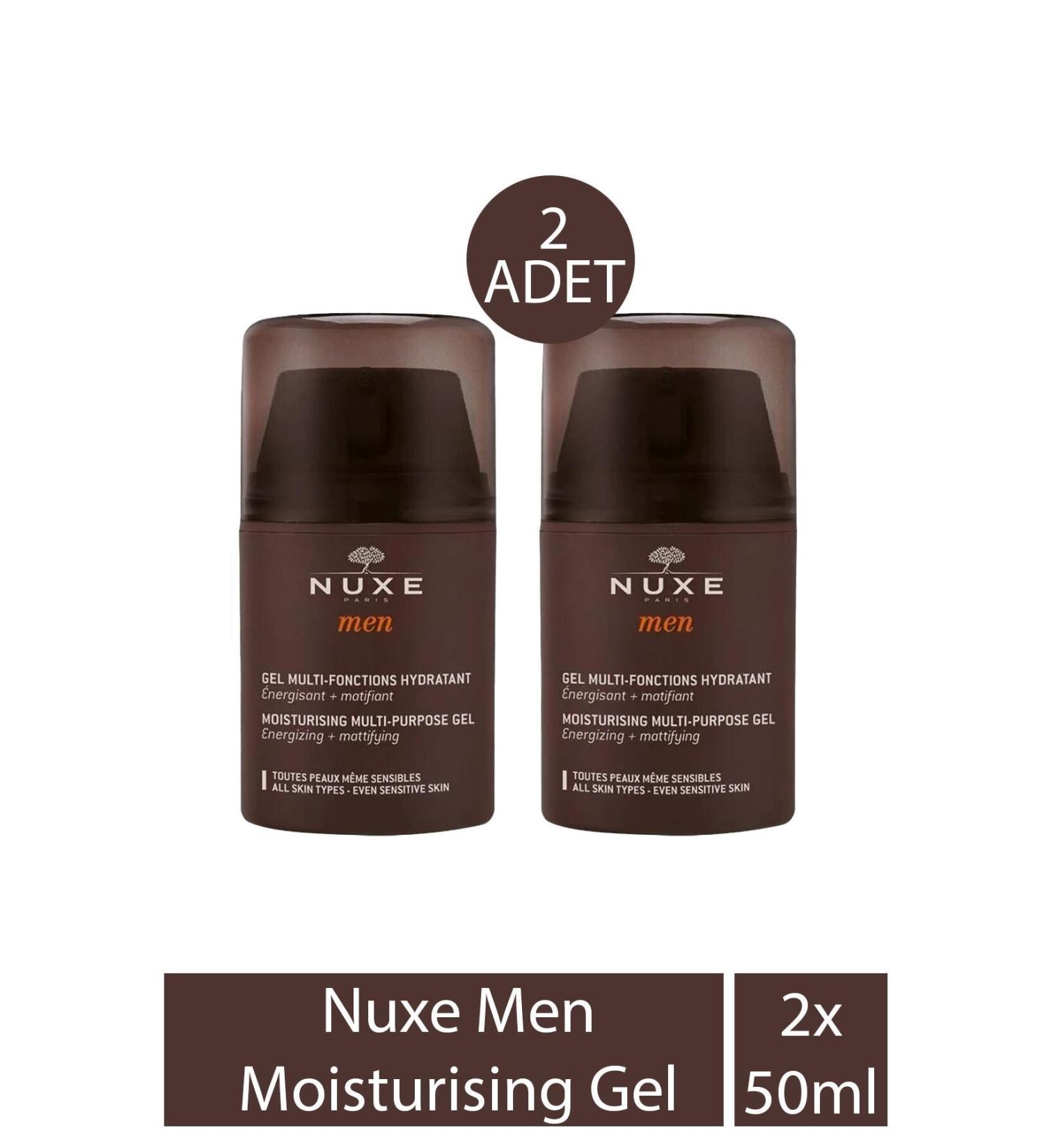 Nuxe Men Moisturizing Gel 50 ml 2 Pieces