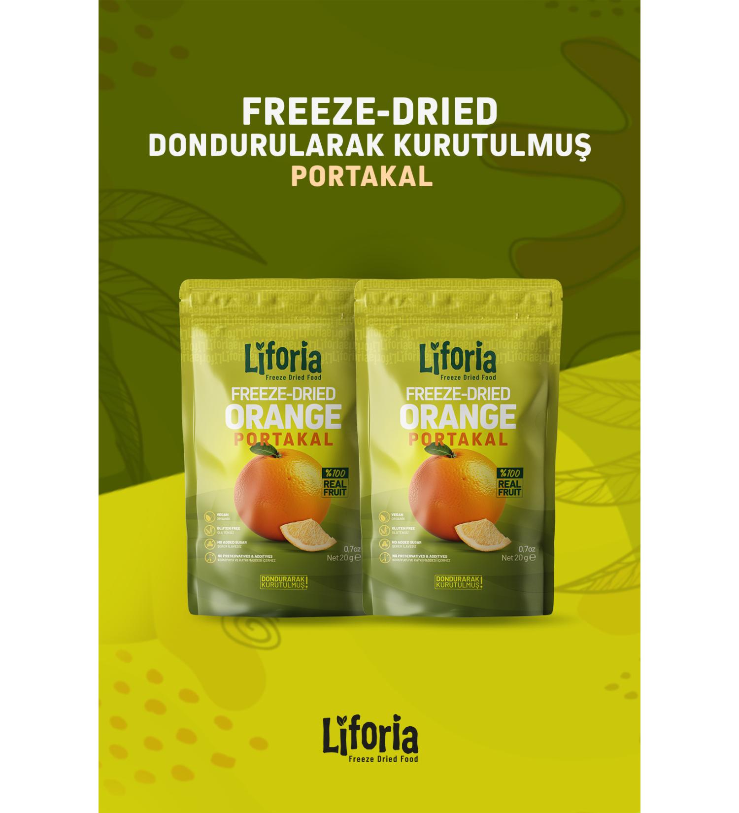 Liforia 2li Opportunity Pack - Freeze Dried Orange Thin Slice 20gr