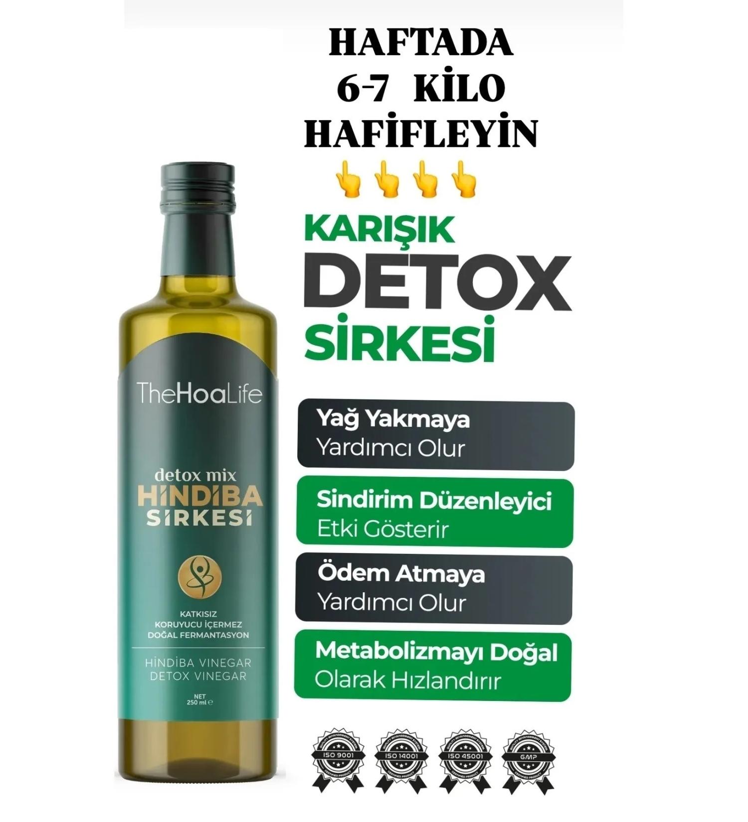 TheHoaLife Chicory Detox Vinegar Slimming Diet Vinegar 250ml (1 Month Use) - Buy Online on GoSupps.com