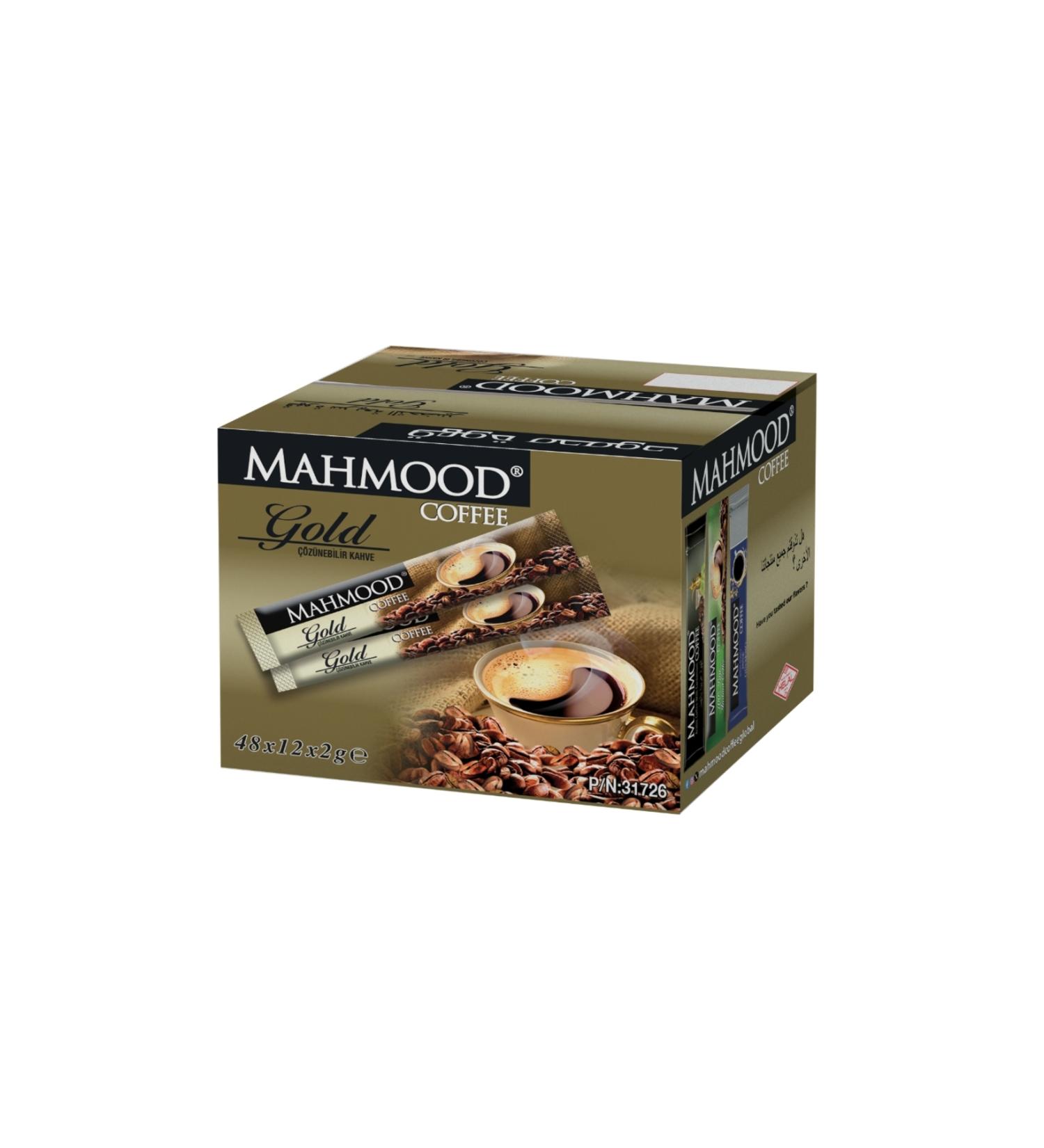 Mahmood Coffee Gold Granule Instant Coffee 48 Pieces X 2 gr (1 BOX - 12)