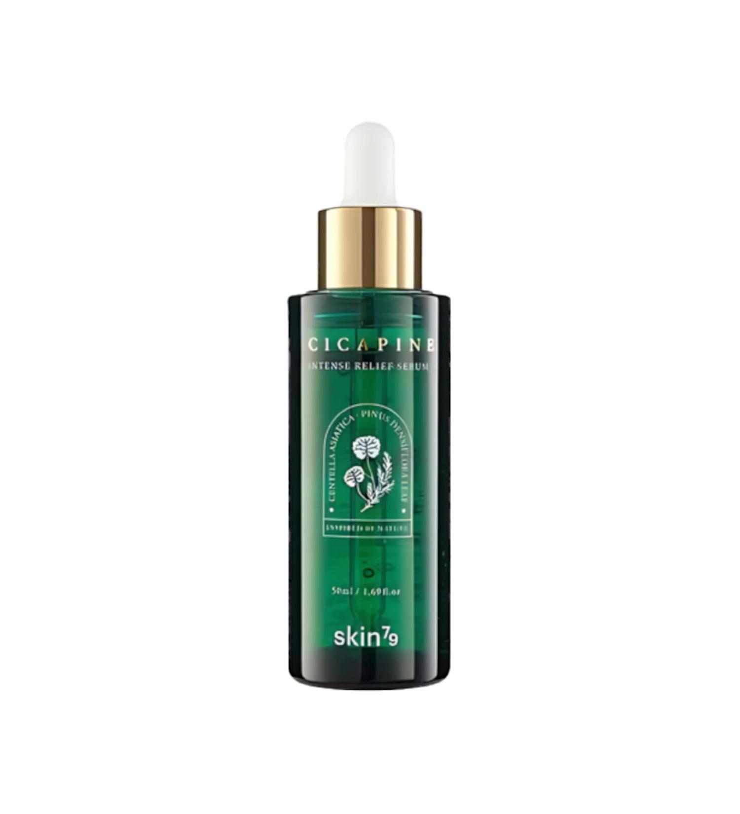 Skin79 Cica Pine Intense Relief Serum - Soothing Firming Face Serum for Sensitive Skin 50ml - Buy Online on GoSupps.com