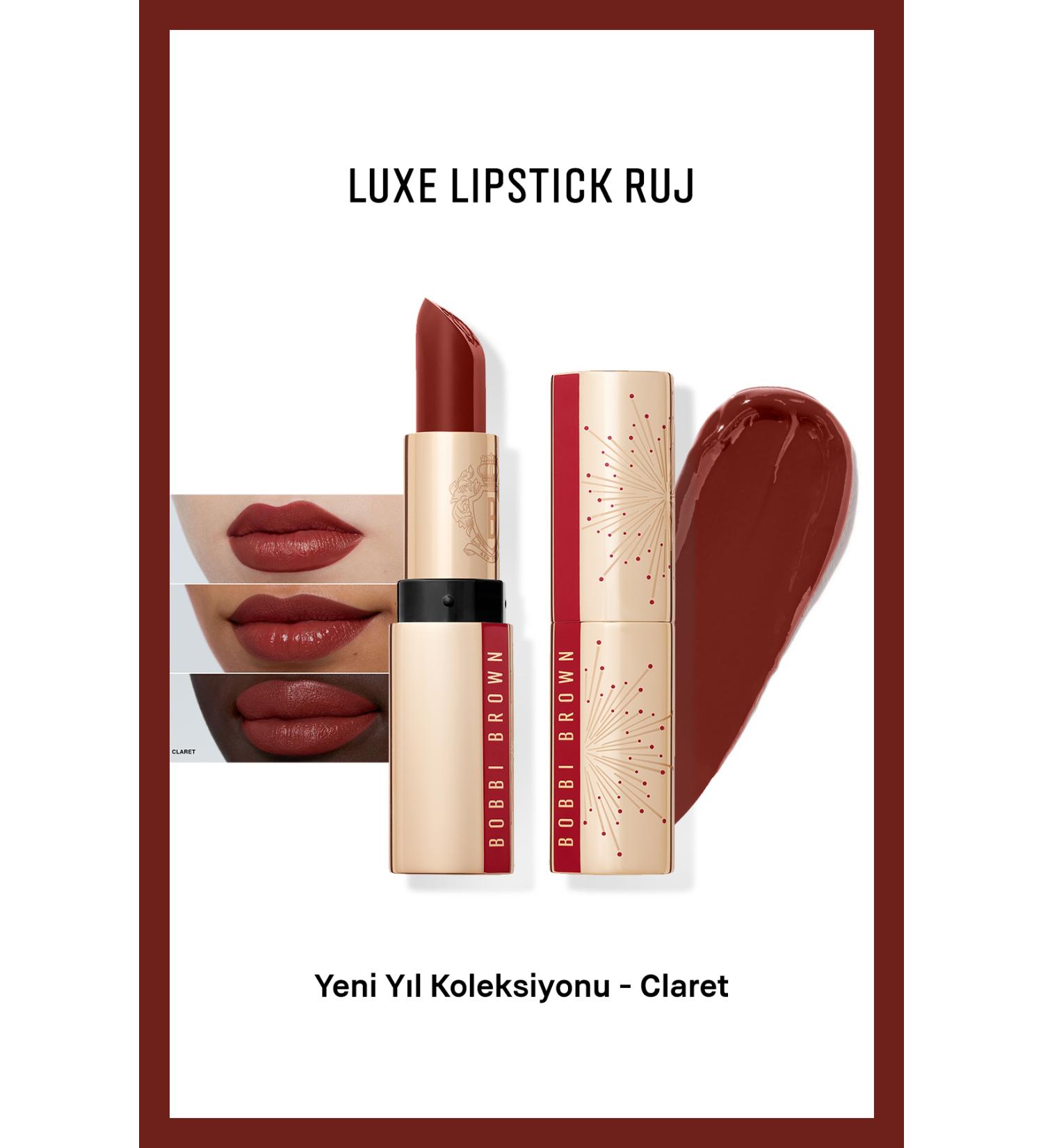 Bobbi Brown New Year Collection 2024 - Luxe Lipstick Lipstick - Claret - Buy Online on GoSupps.com