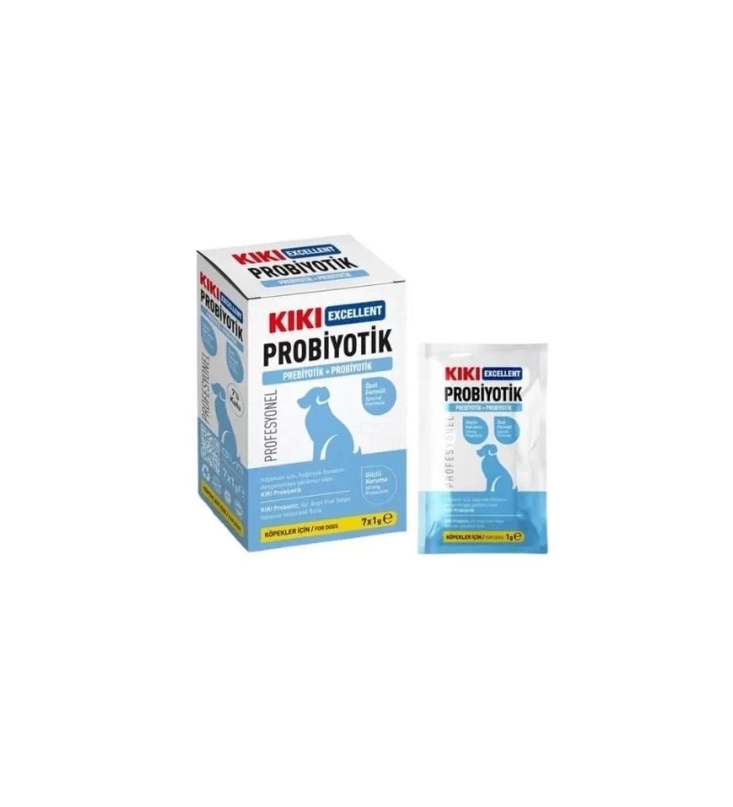 Kiki Excellent Powder Probiotic and Prebiotic for Dogs Sachet 1 Gr 7 Pieces