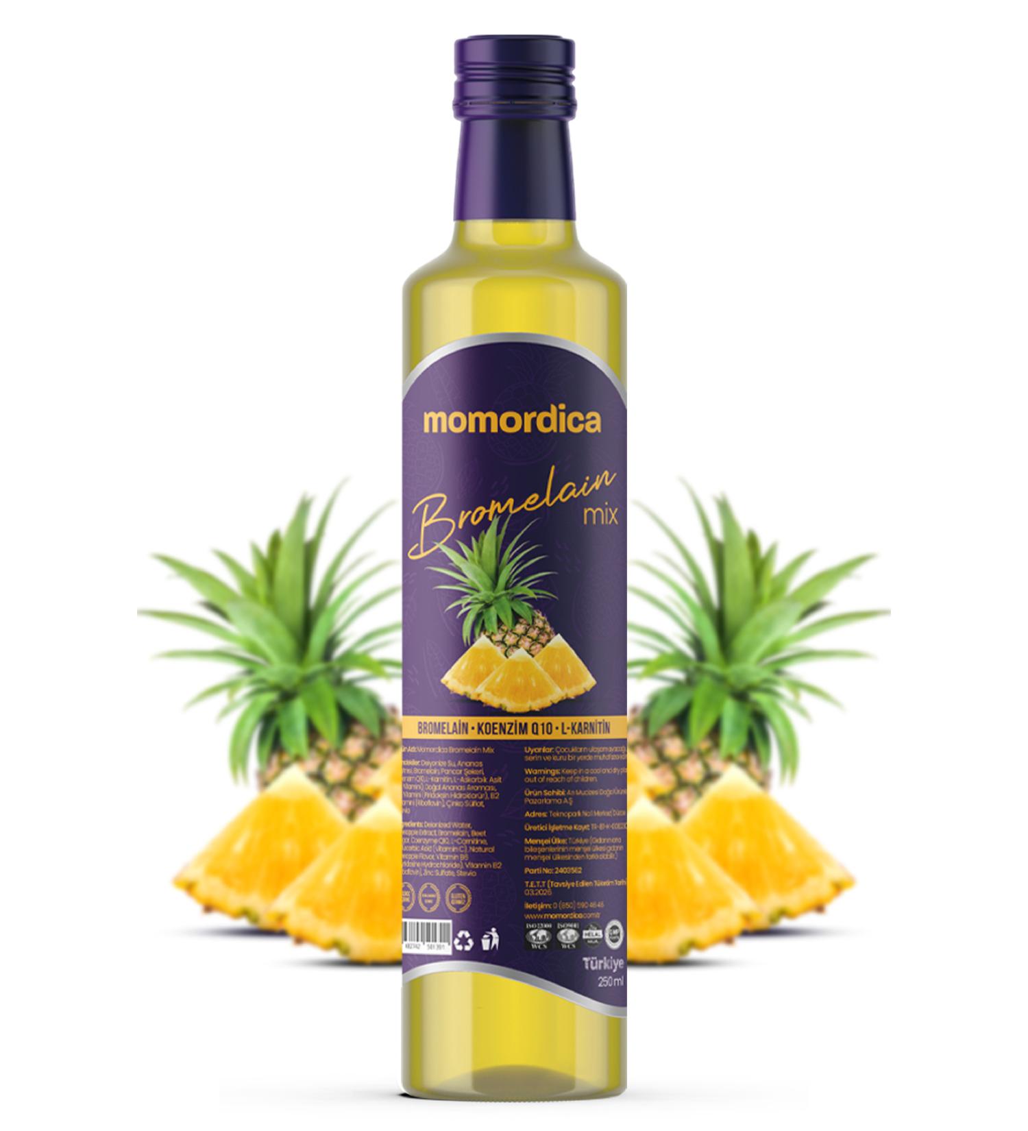 MOMORDICA Bromelain Mix - (With Coenzyme Q10 and L-Carnitine Addition) - Buy Online on GoSupps.com