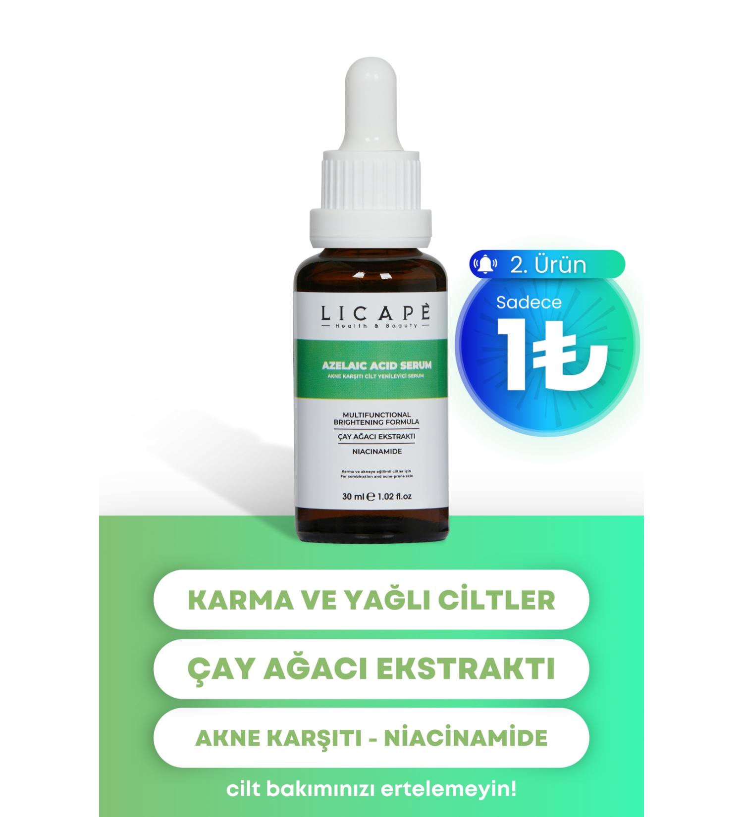 Licape Azelaic Acid Skin Serum for Oily and Acne-Prone Skin 30ml - Buy Online on GoSupps.com