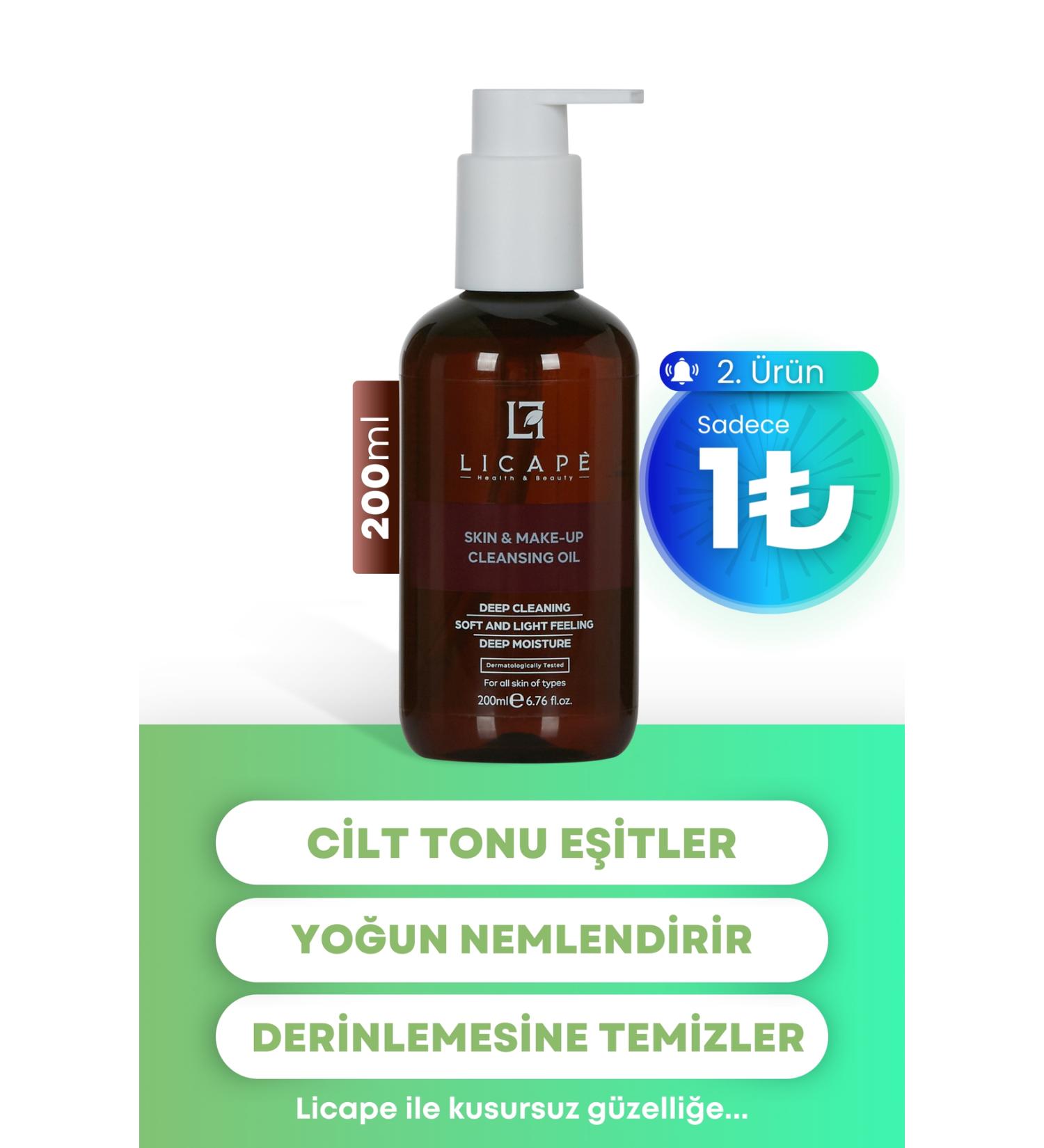 Licape Two Phase Skin and Make-up Cleansing Oil 200 ml - Buy Online on GoSupps.com