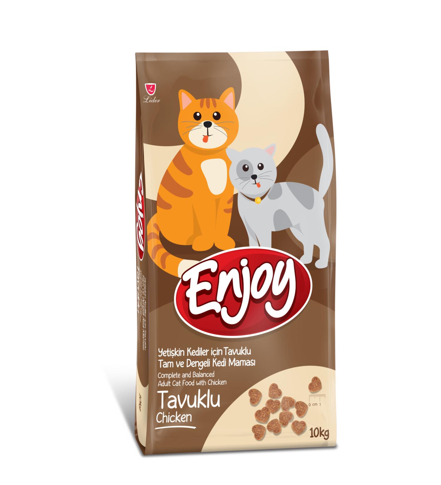 Enjoy Chicken Adult Cat Food 10 Kg