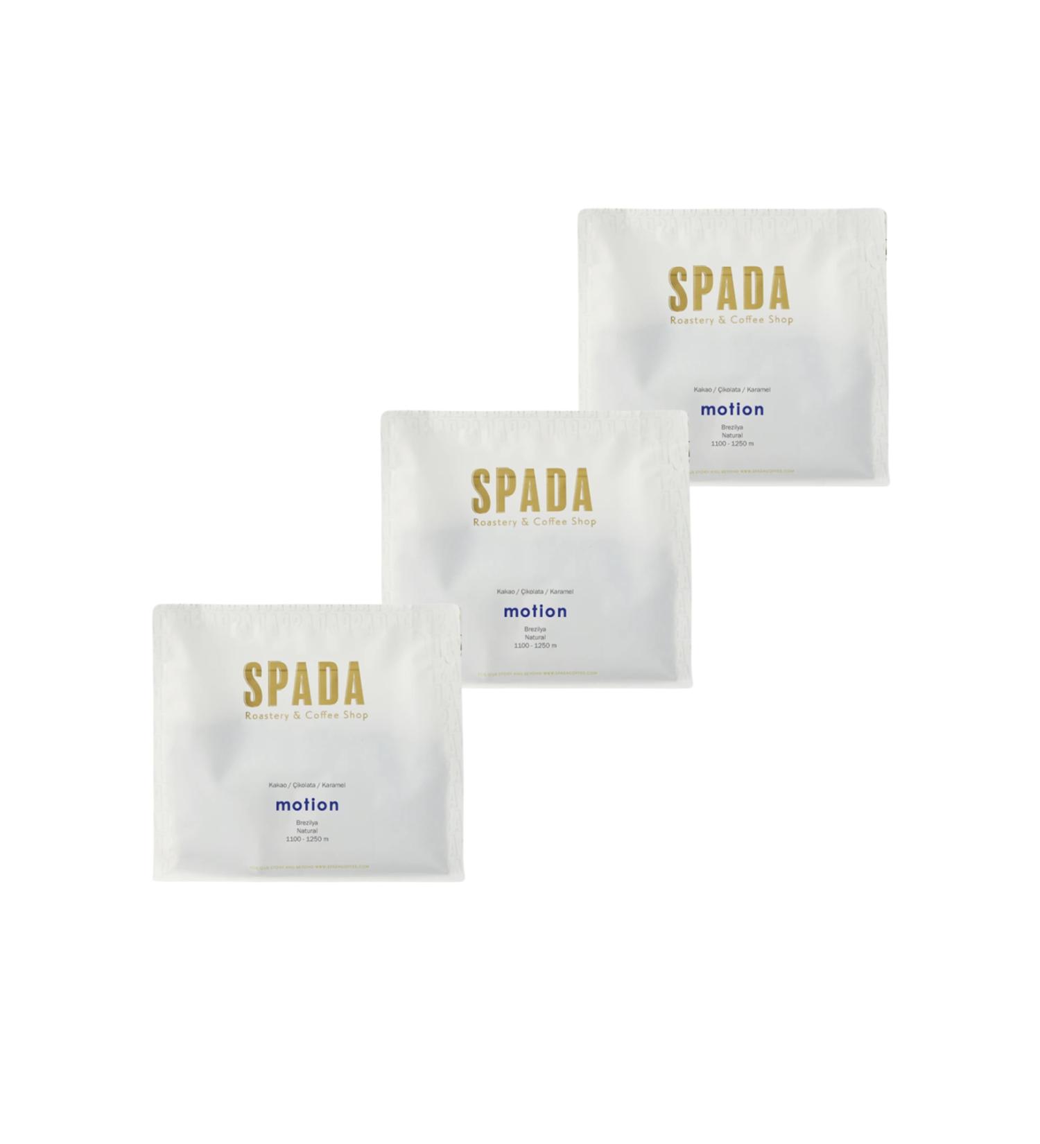 spada coffee Motion / Natural Coffee Beans 250 Gr. X3