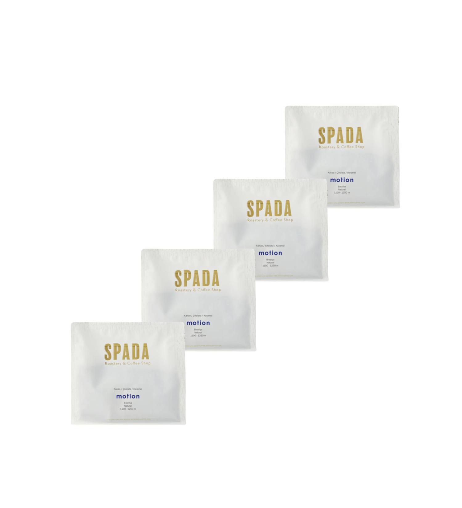 spada coffee Motion/natural Filter Coffee 250 Gr. X4