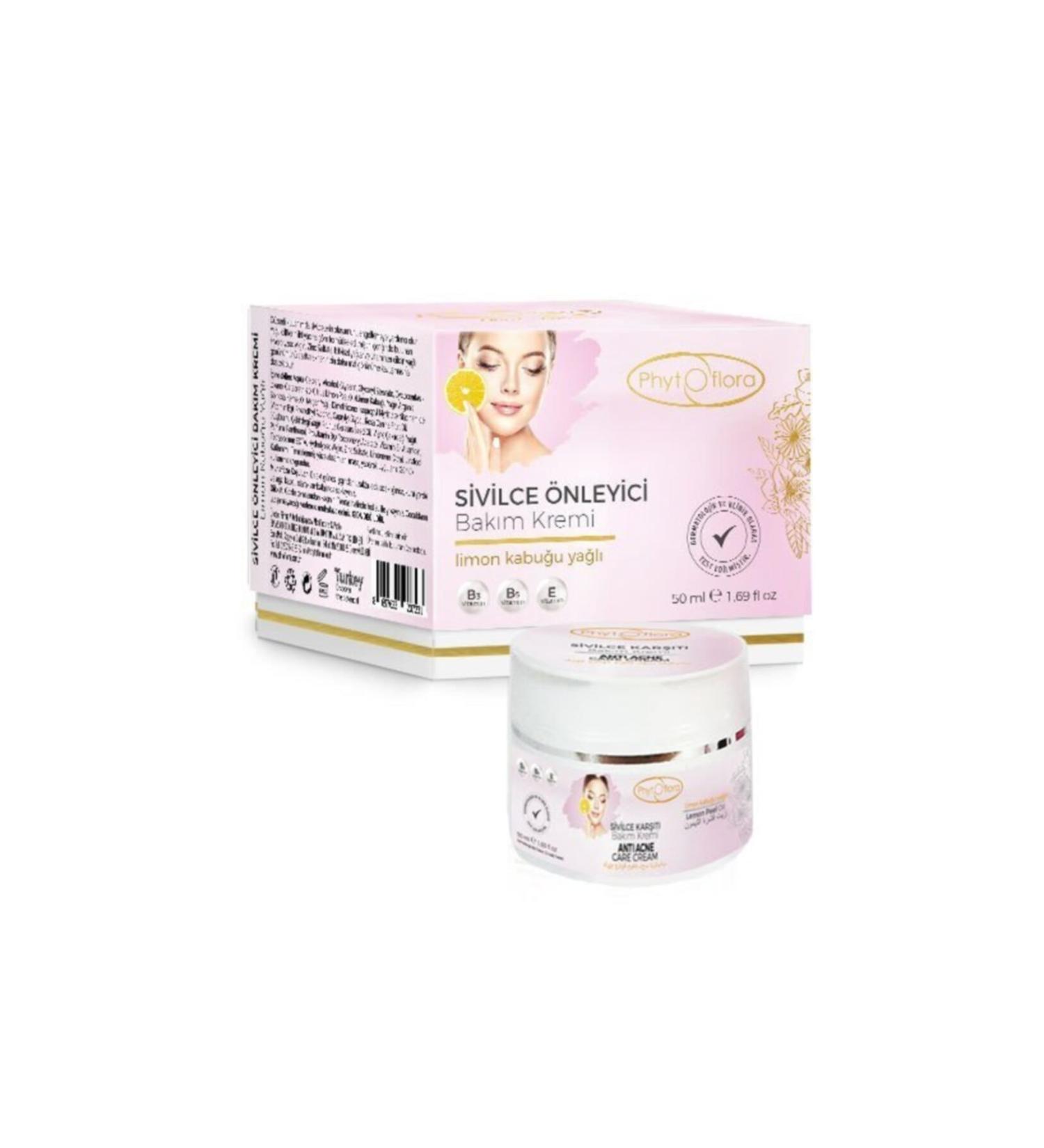 Phytoflora Anti-Acne Care Cream 50 Ml (No Chemical Substances Used) 0 Pure And Organic Formula.