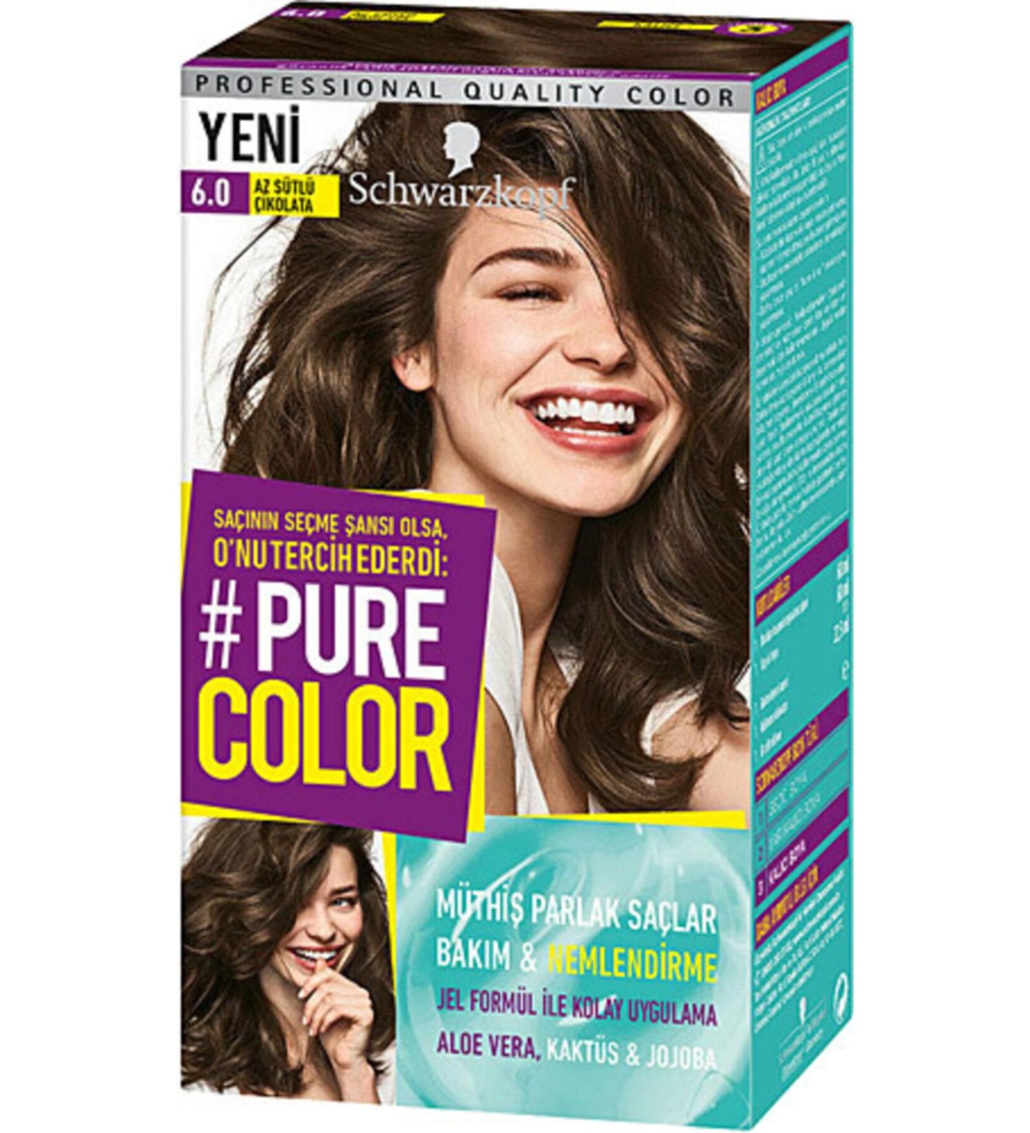 Pure Color Schwarzkopf 6-0 Light Milk Chocolate