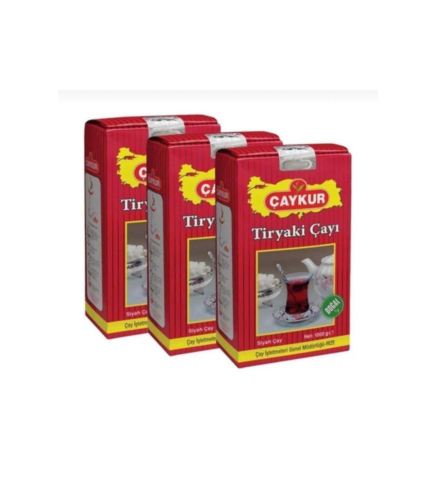aykur Tiryaki Tea 1000 Gr. X 3 Pieces