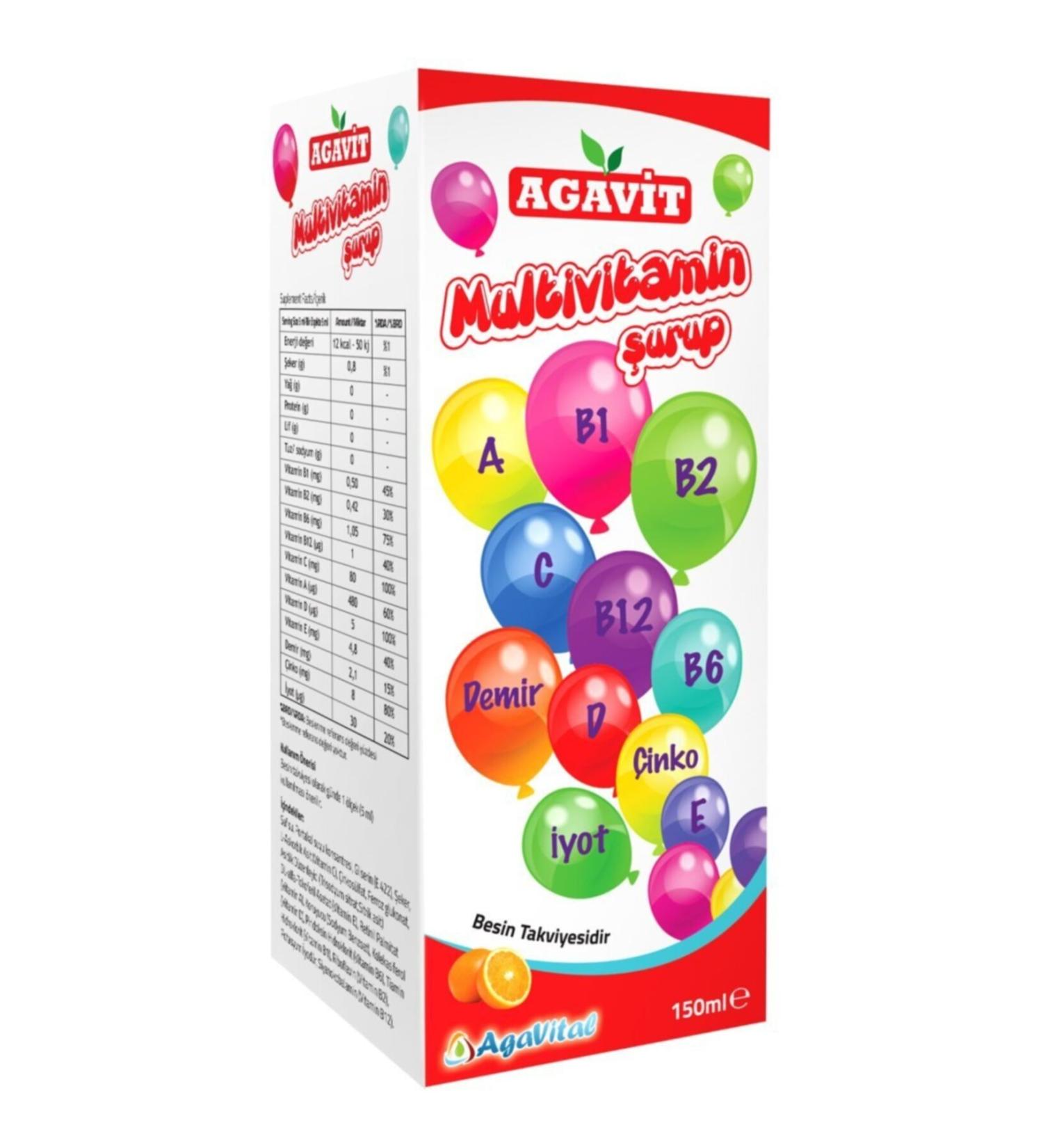 AGAVITAL Multivitamin Syrup 150 ml