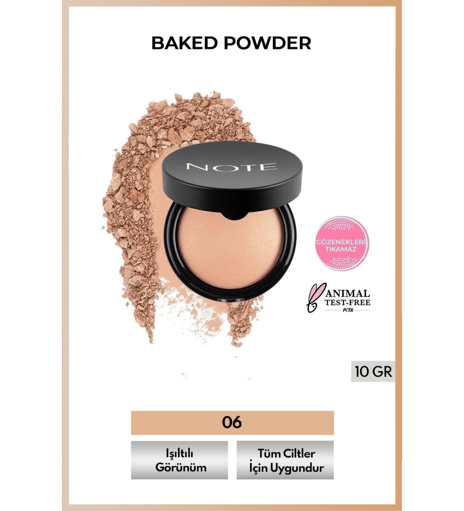 Note Cosmetics Makeup Balancing Long-Lasting Shimmering Loose Powder- 06 Gold Bronze Passi-254