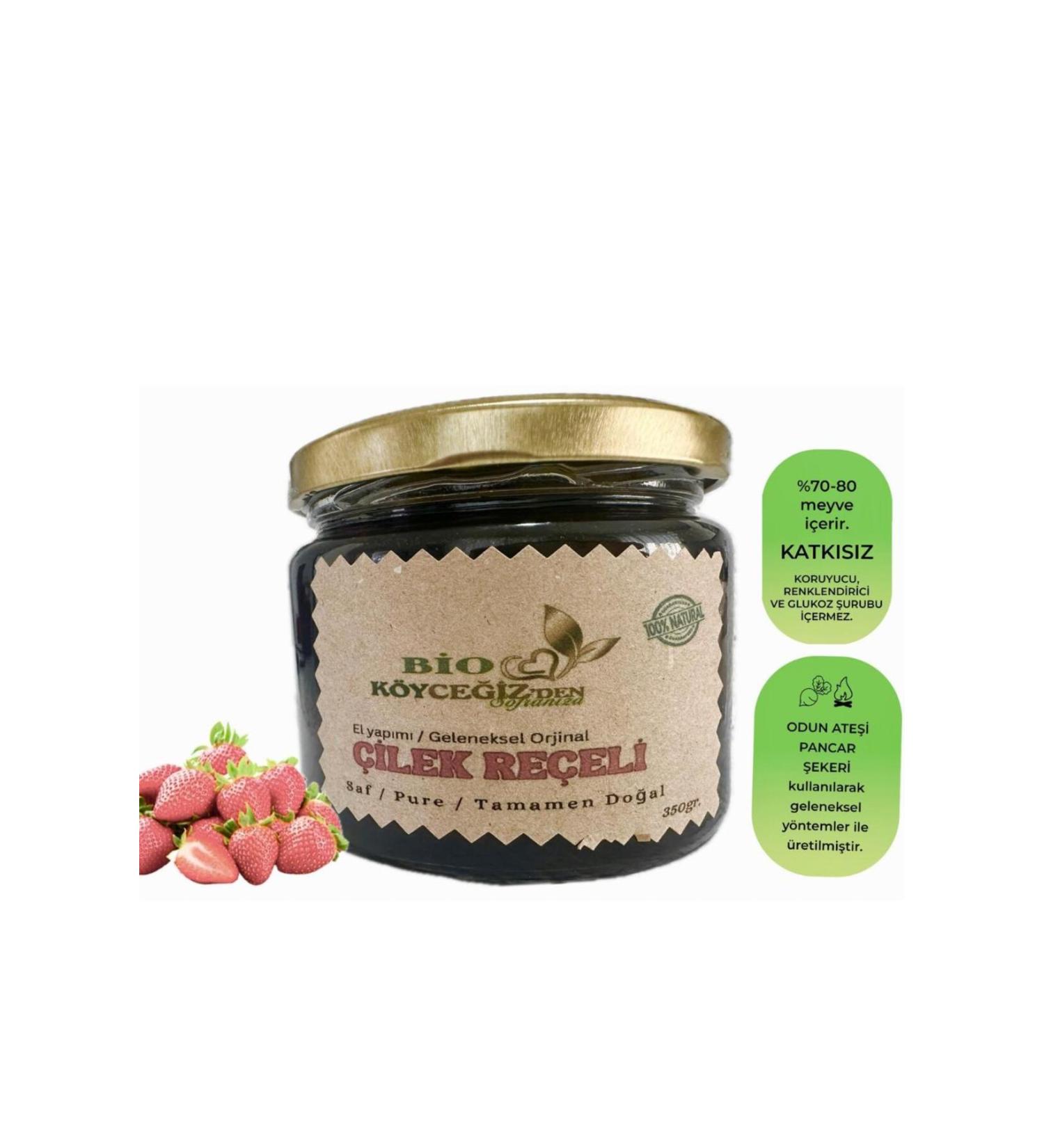 Natural Strawberry Jam from K yce iz to Your Table 350gr.