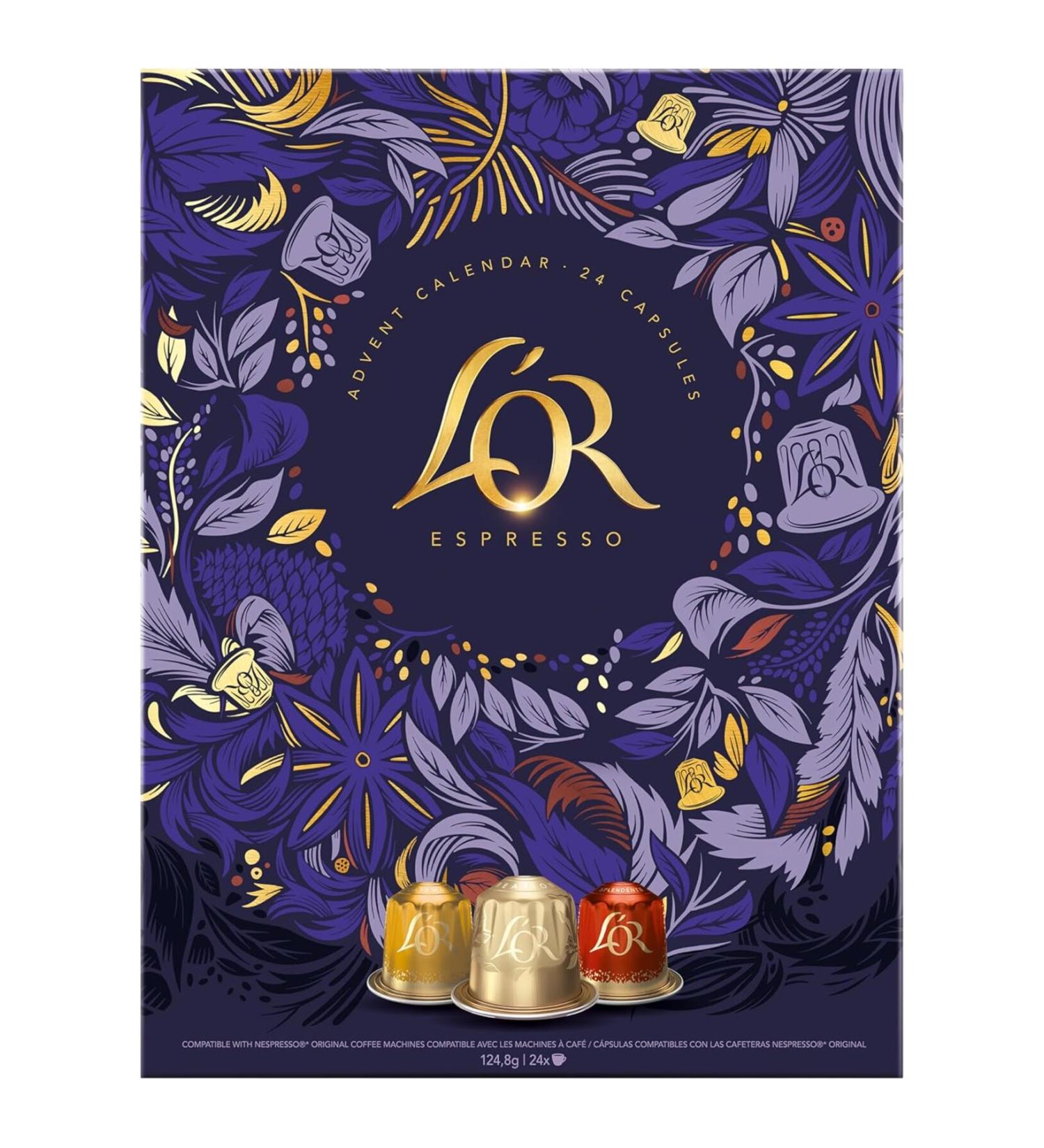 L'OR Special Series 4 weeks before Christmas calendar 24-piece Special Production Coffee Capsule Set