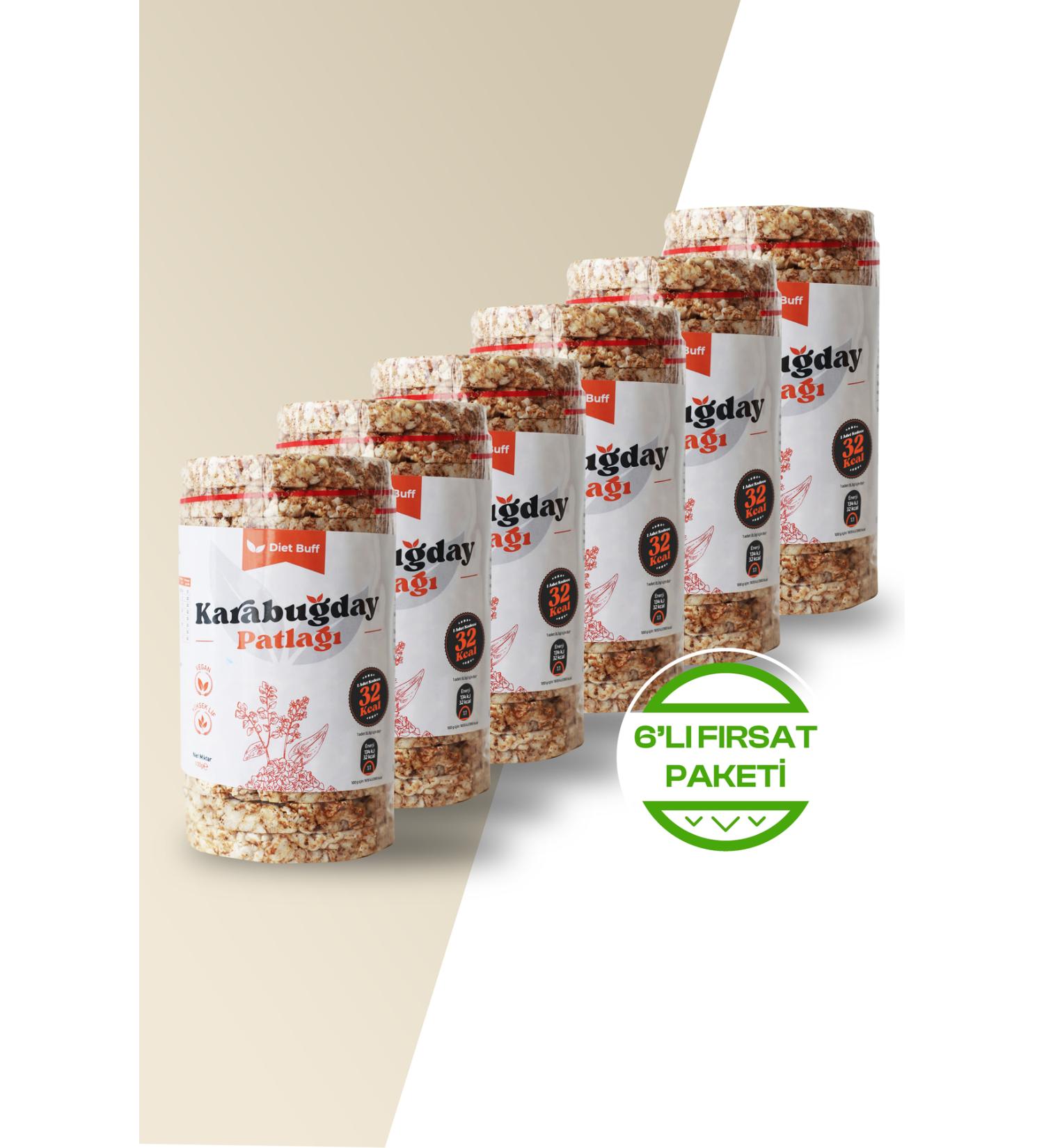 Diet Buff Buckwheat Flakes 100 gr 6 Pack - Buy Online on GoSupps.com