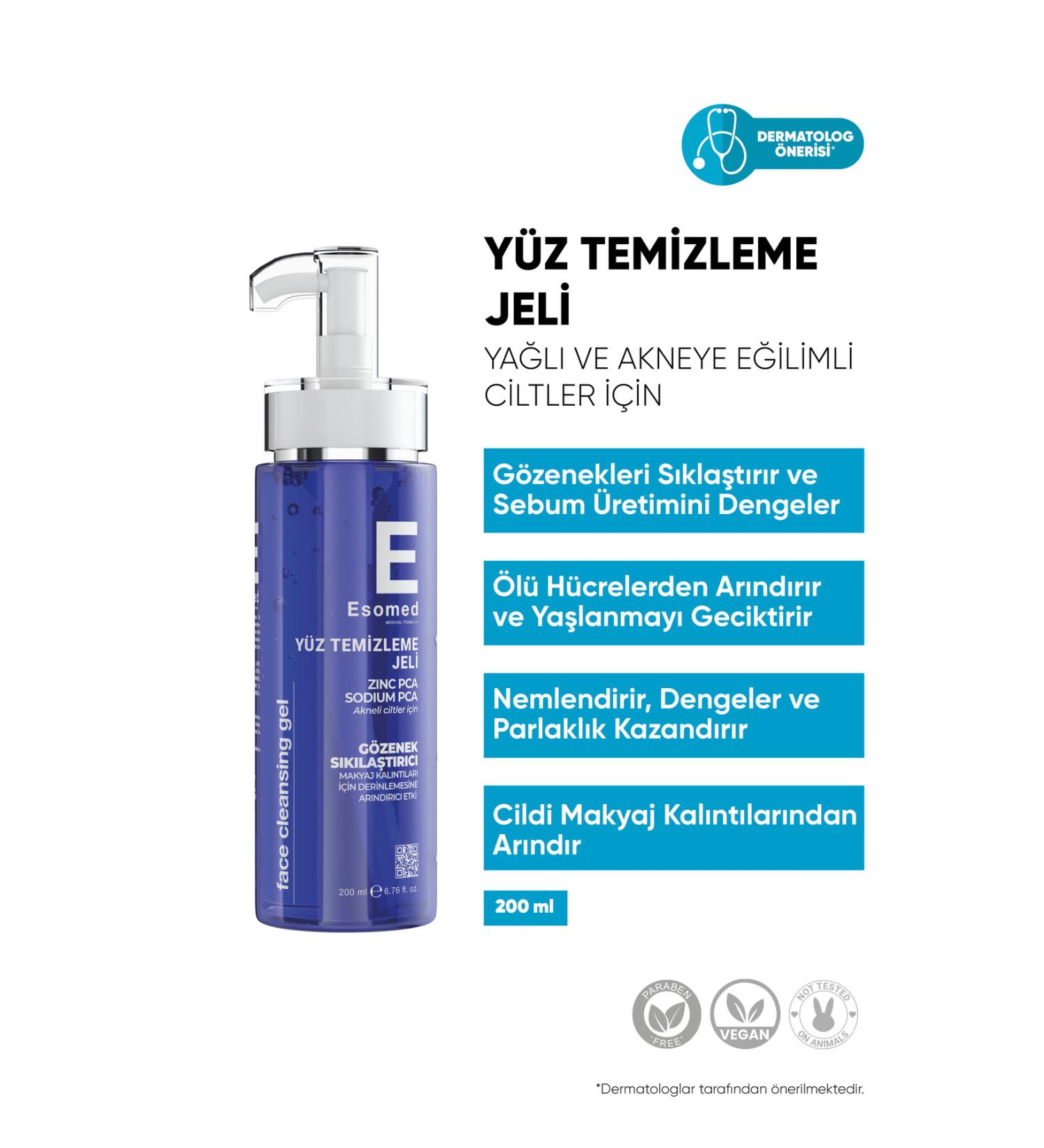 Esomed Special Formula Washing Gel for Oily and Acne Prone Skin 200 Ml - Buy Online on GoSupps.com