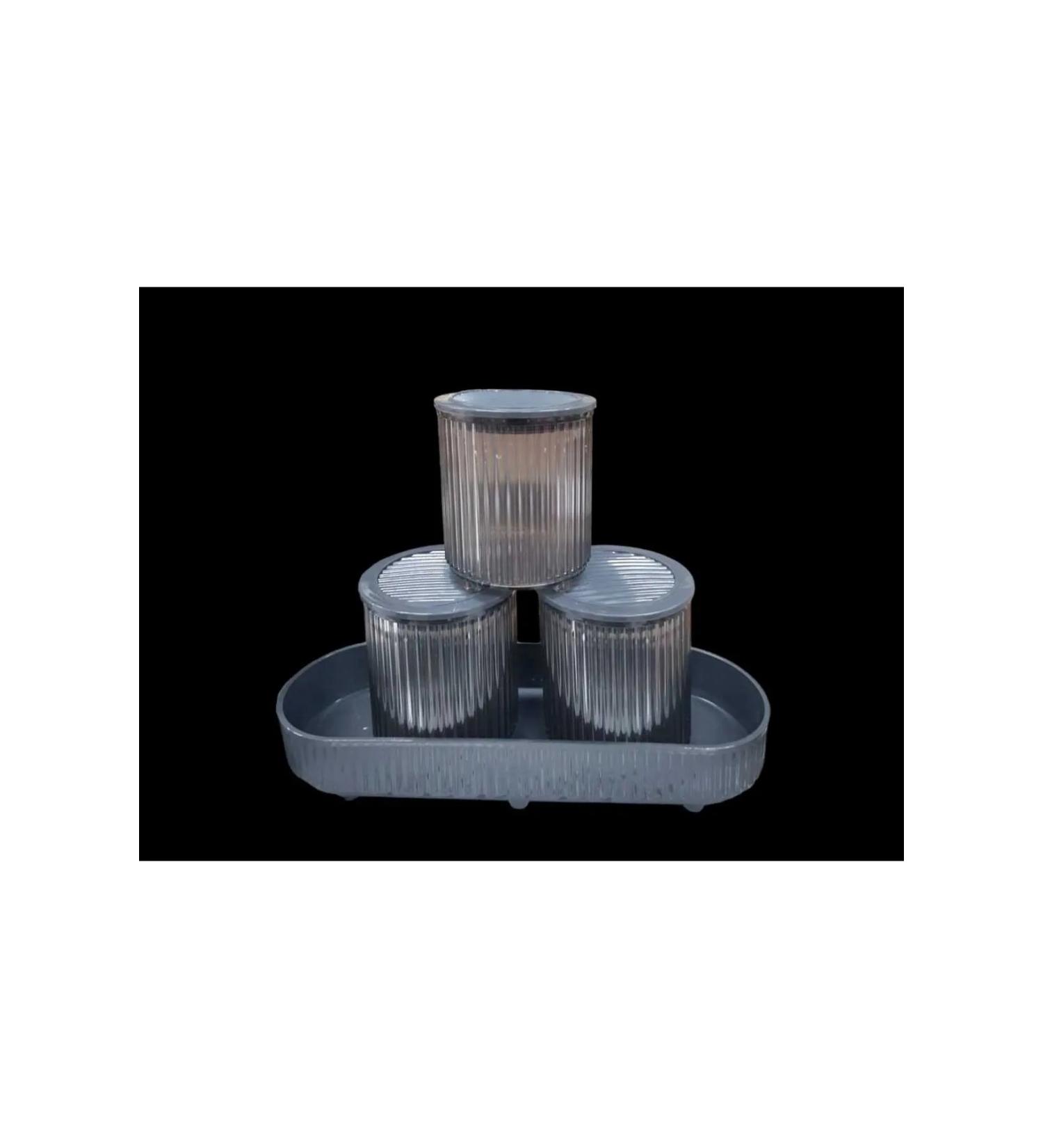 TIKASSAY Salta 4 Piece Large Kitchen Spice Set Royaleks-EMN3120