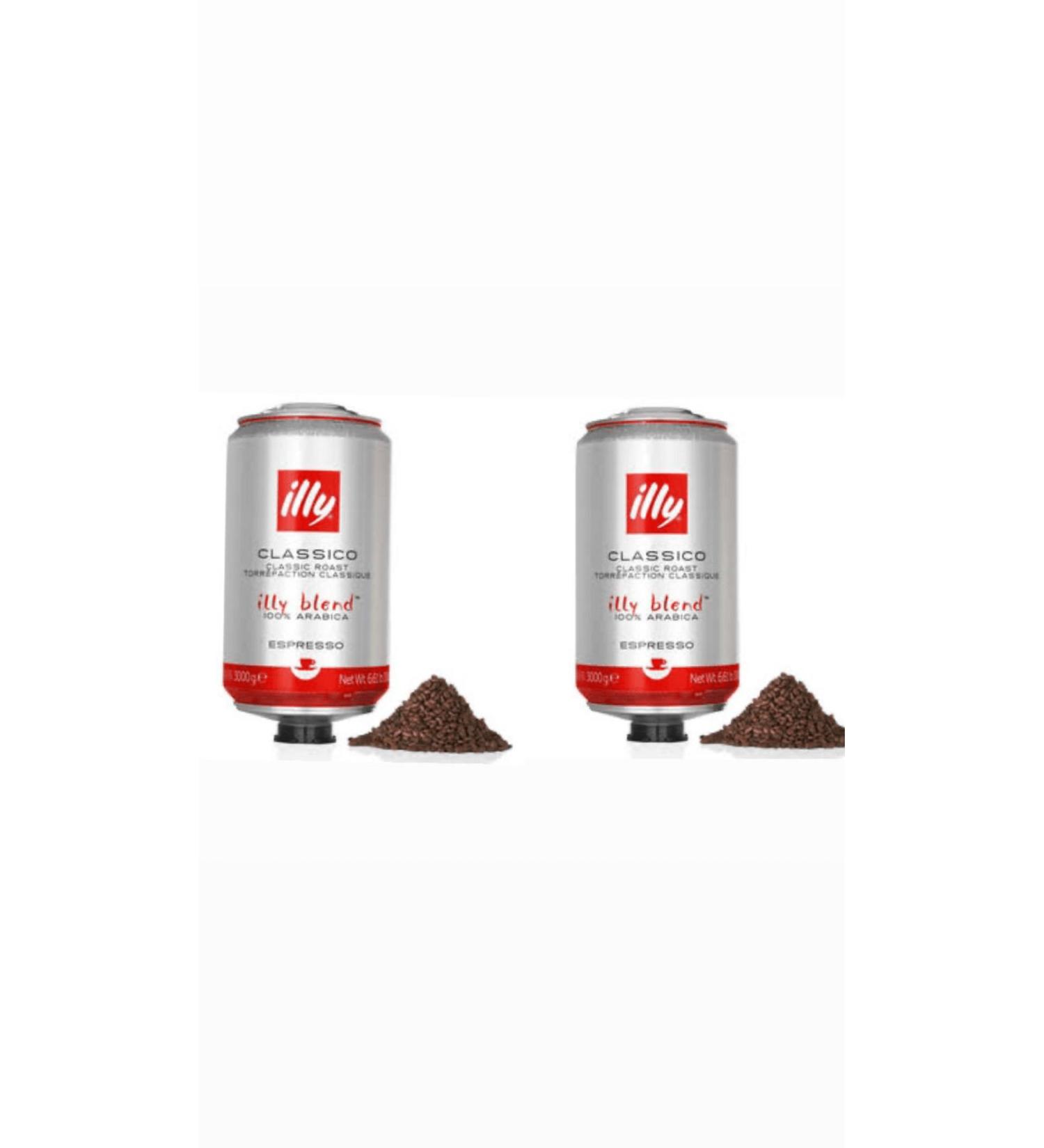 illy Coffee Beans 3000 Gr 0 Arabica (2x3 KG)