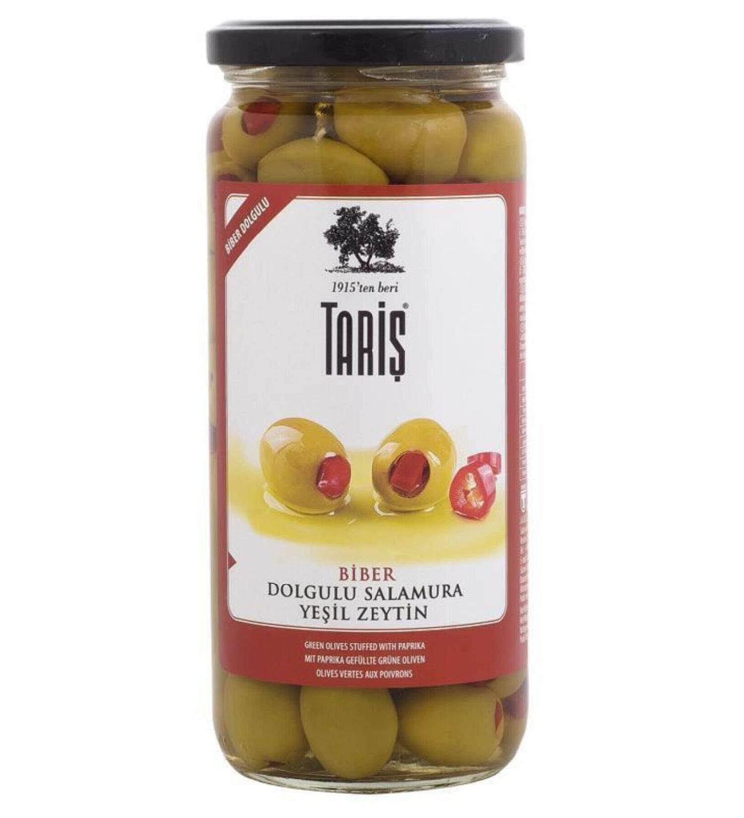 Tari Pepper Stuffed Green Olives 485 Gr.