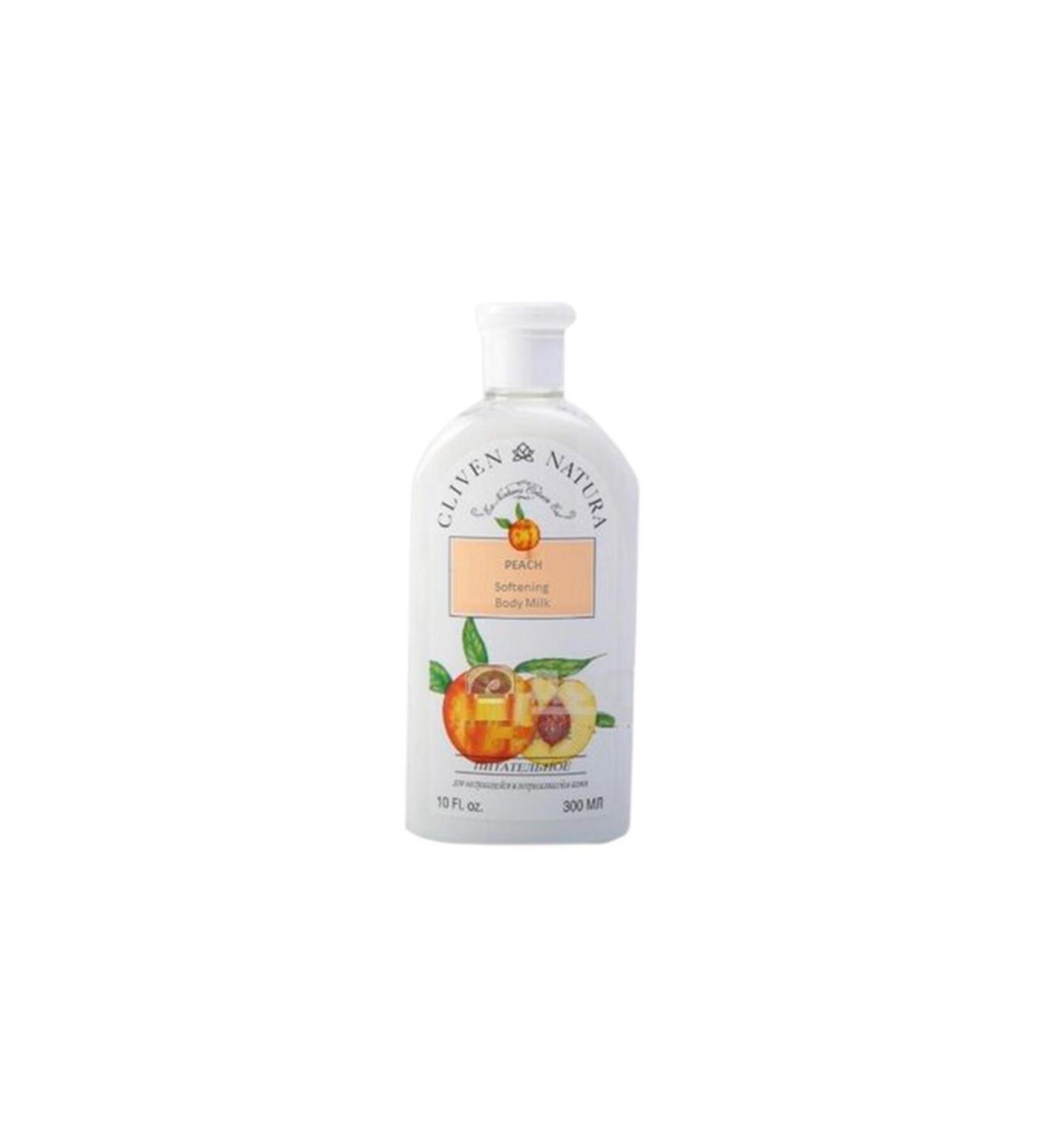 Cliven Natura Peach Softening Body Milk 300 ml