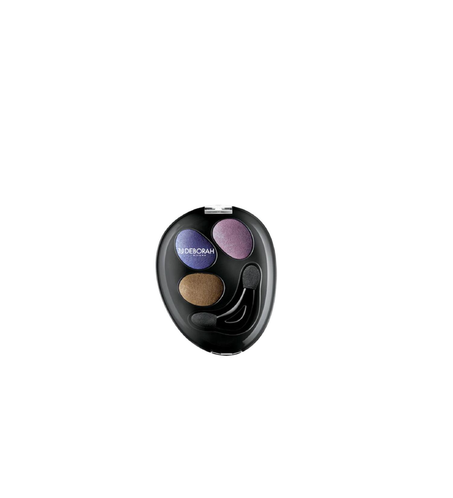 Deborah Dh New Trio Hi-Tech Eyeshadow-10-vintage Violet 3-Pack Eyeshadow