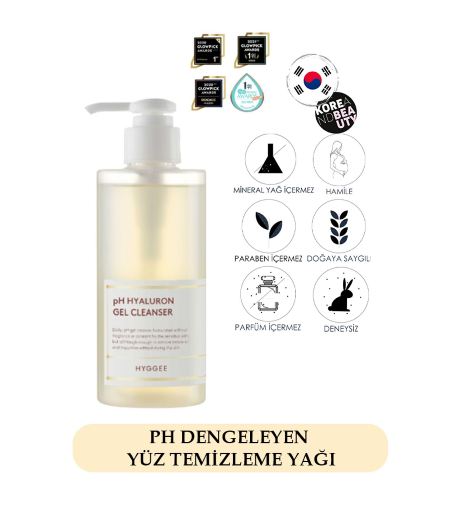 HYGGEE Ph Hyaluron Gel Cleanser 200 Ml - Ph Balancing Facial Cleansing Gel That Does Not Dry Skin - Buy Online on GoSupps.com