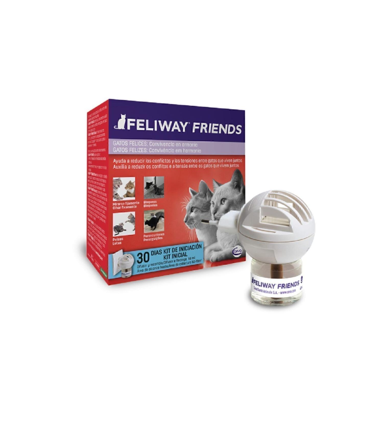 FELIWAY Friends Diffuser 30 Day Starter Kit 48ml Cartridge