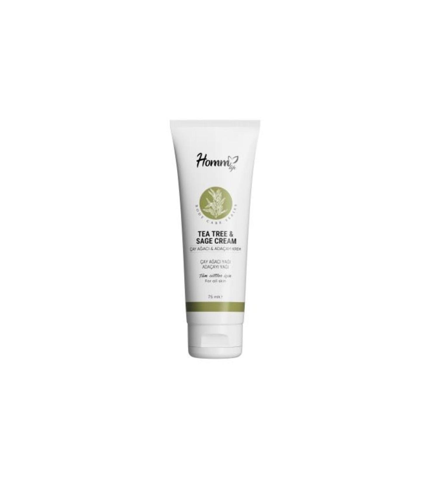 Homm Herbal HOMM LIFE TEA TREE SAGE OIL CREAM