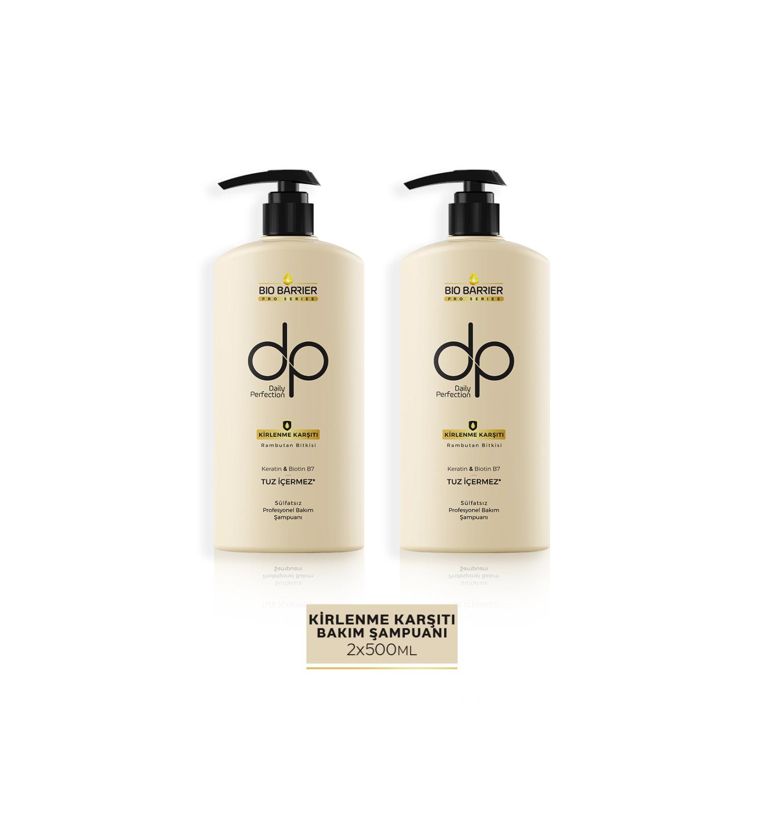 dp Daily Perfection Bio Barrier Shampoo Anti-Pollution 500 ml X 2 Pieces - Buy Online on GoSupps.com