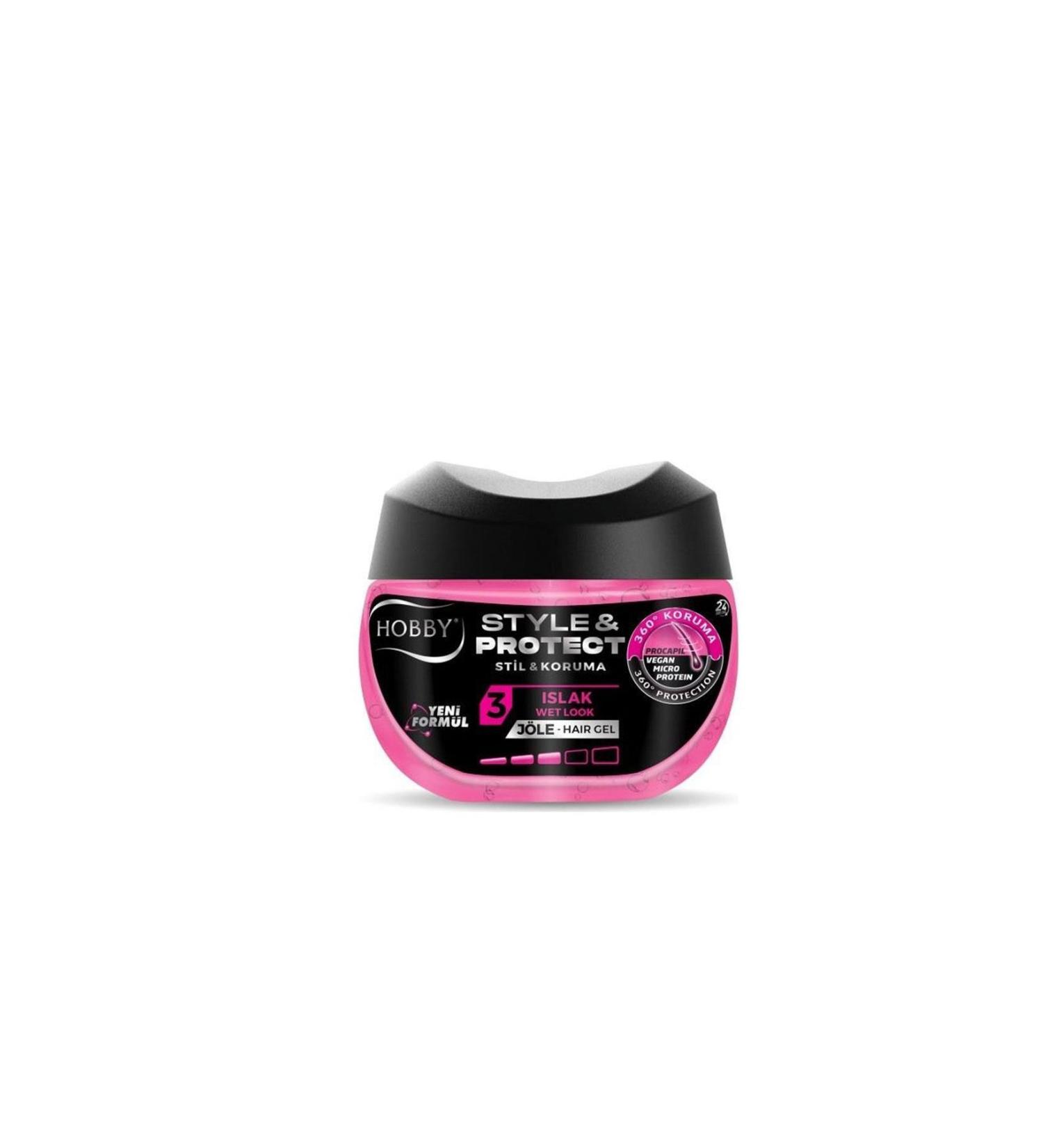 Hobby Style & Protect Wet Look Gel 400 ml Pink Wet