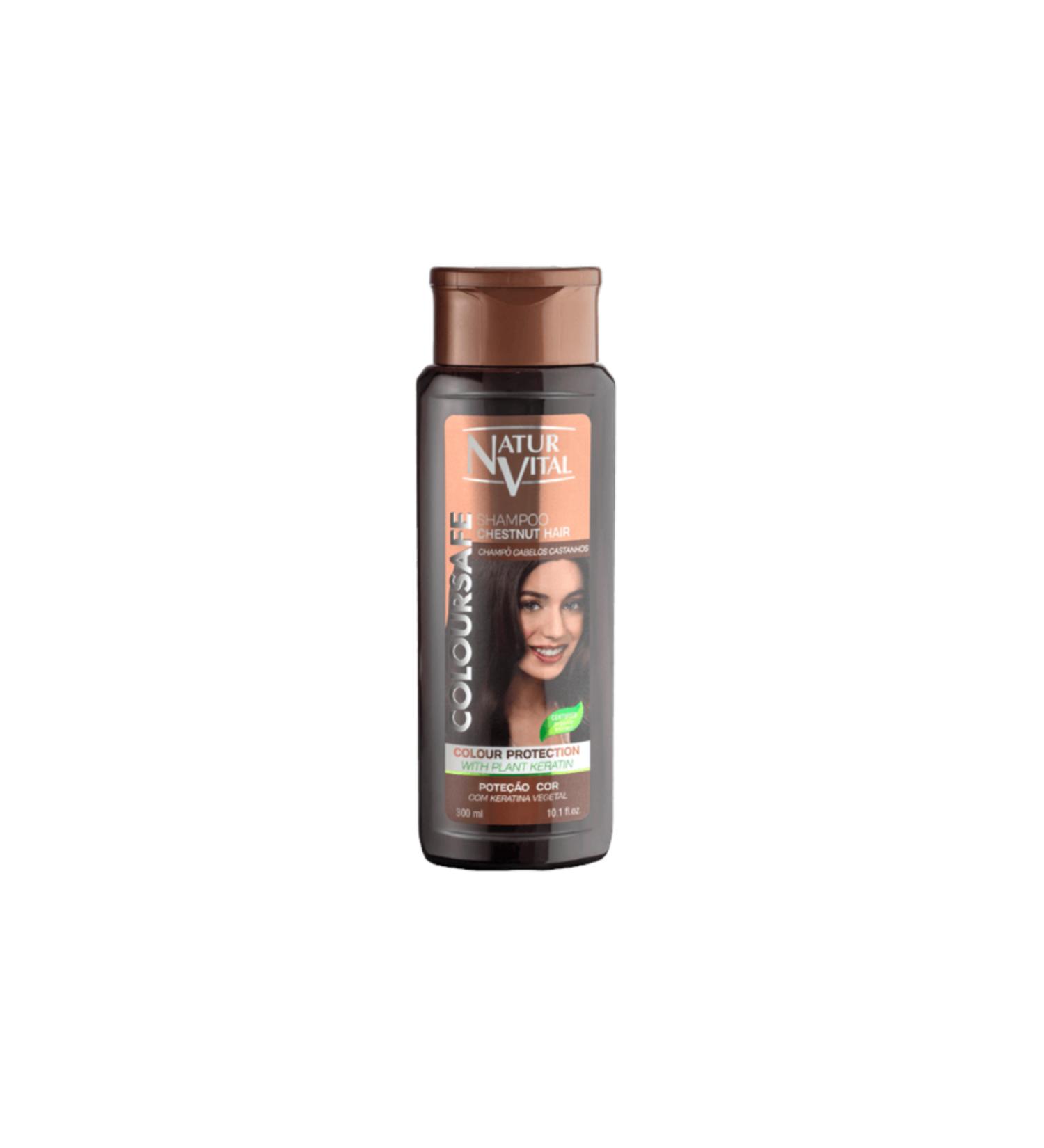 Natur Vital Chestnut Color Protection Shampoo Paraben Free
