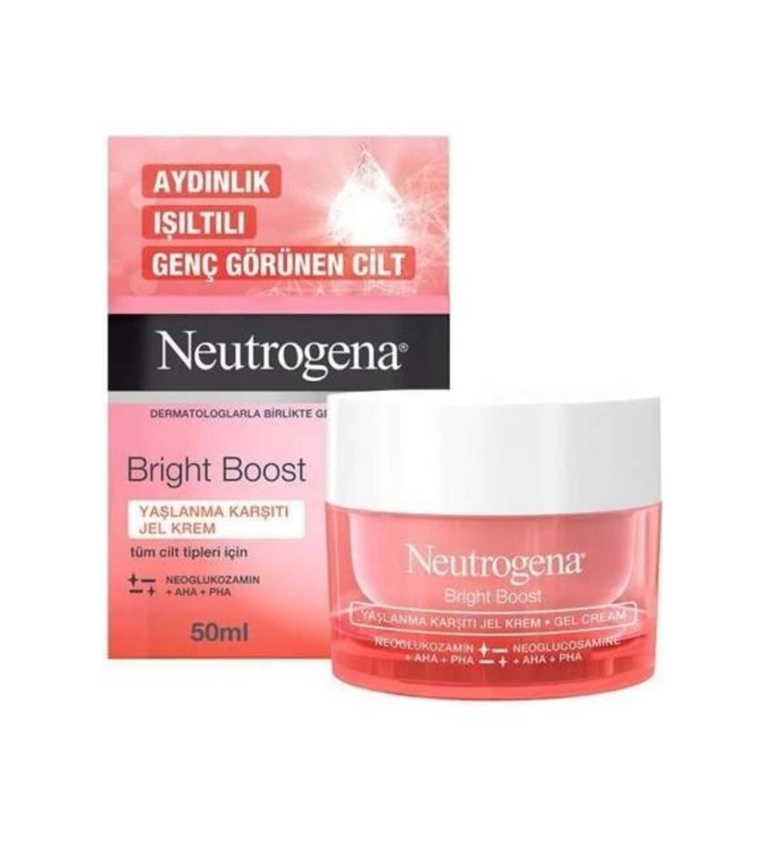Neutrogena Bright Boost Anti-Aging Gel Cream 50 ml - Buy Online on GoSupps.com