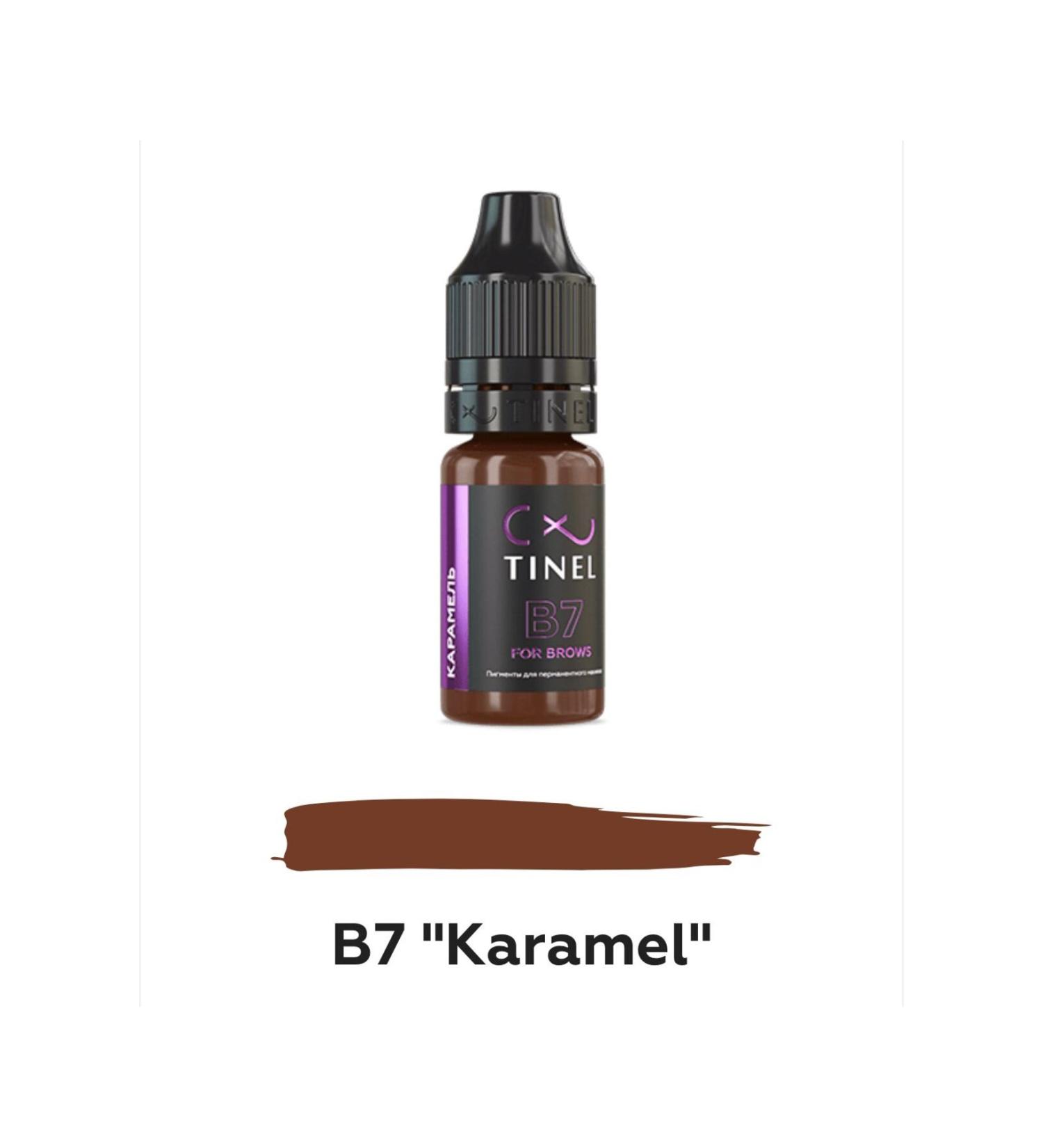 Tinel TINEL PERMANENT EYEBROW PIGMENT B7 CARAMEL 10ML HYBRID