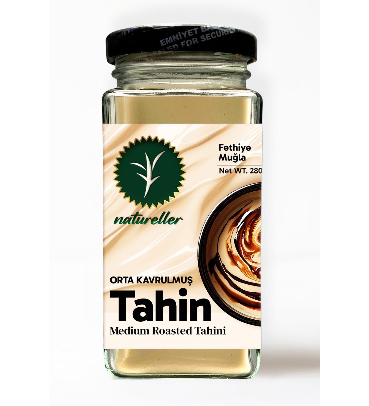 Natureller Tahini Medium Roasted Fethiye - Local Sesame 280 gr - Buy Online on GoSupps.com