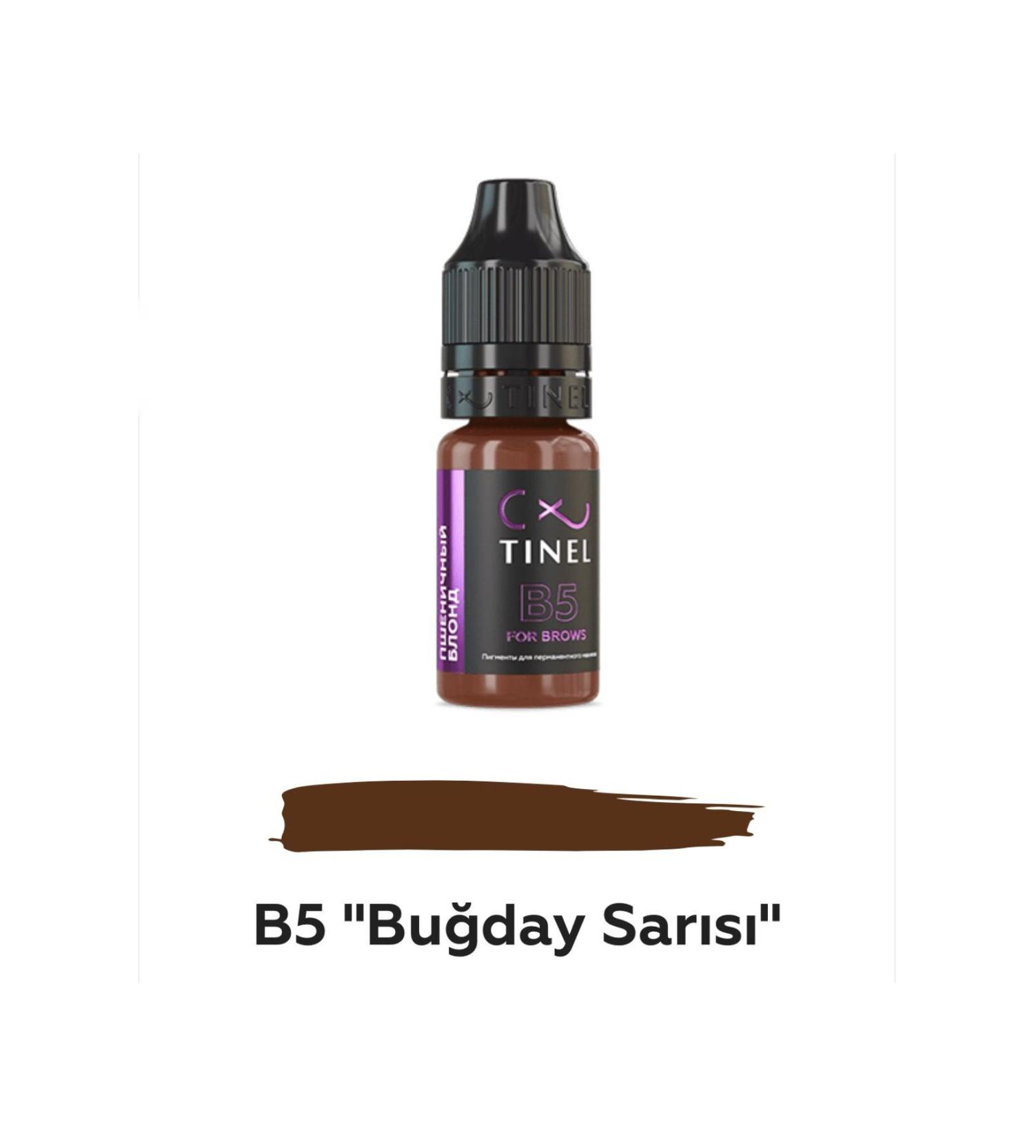 Tinel TINEL PERMANENT EYEBROW PIGMENT B5 WHEAT BLONDE 5ML HYBRID