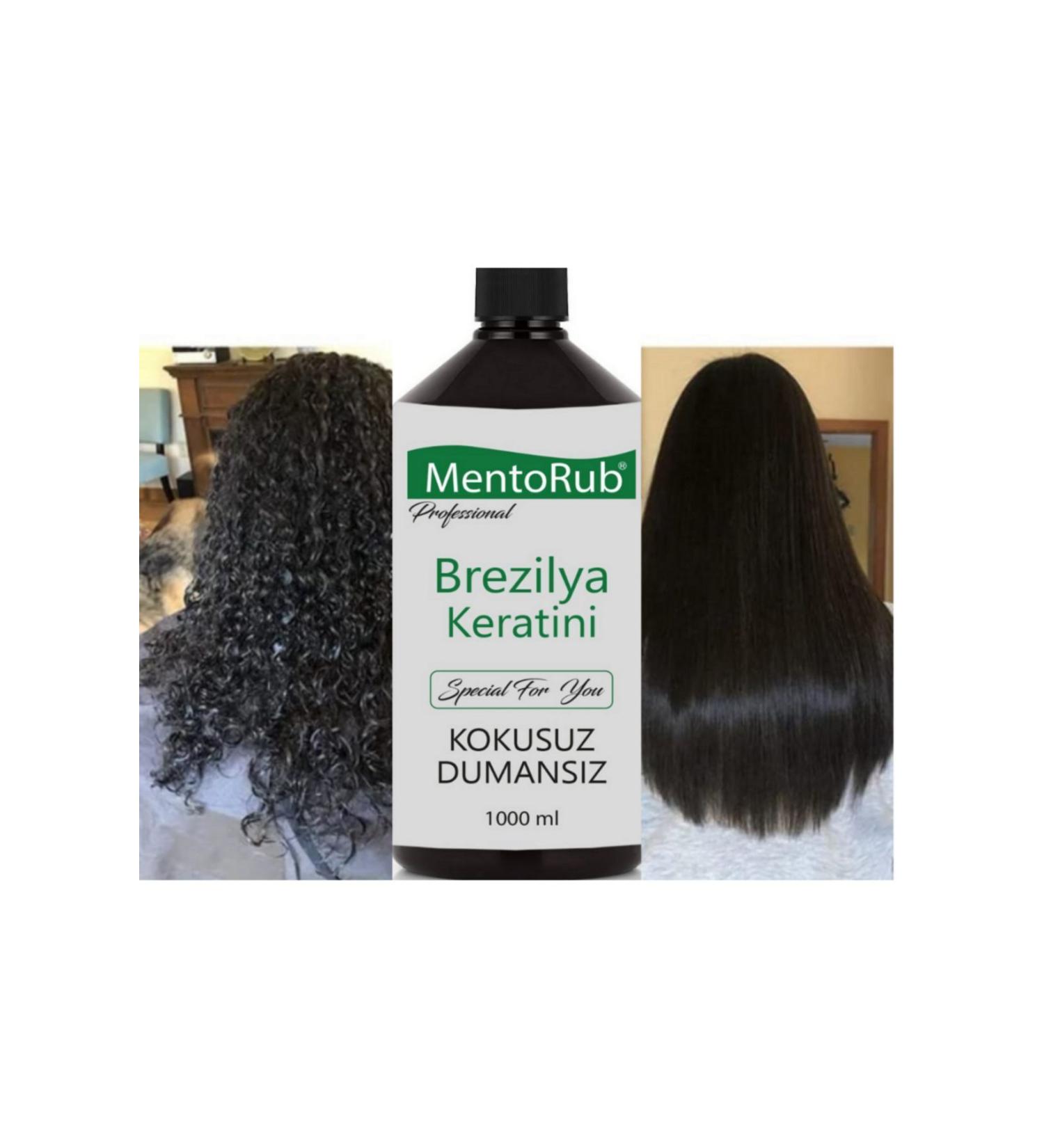 MentoRub Brazilian Blow Dry Gel Keratin Care 1000ml & Permanent Repair and Hair Straightener - Buy Online on GoSupps.com