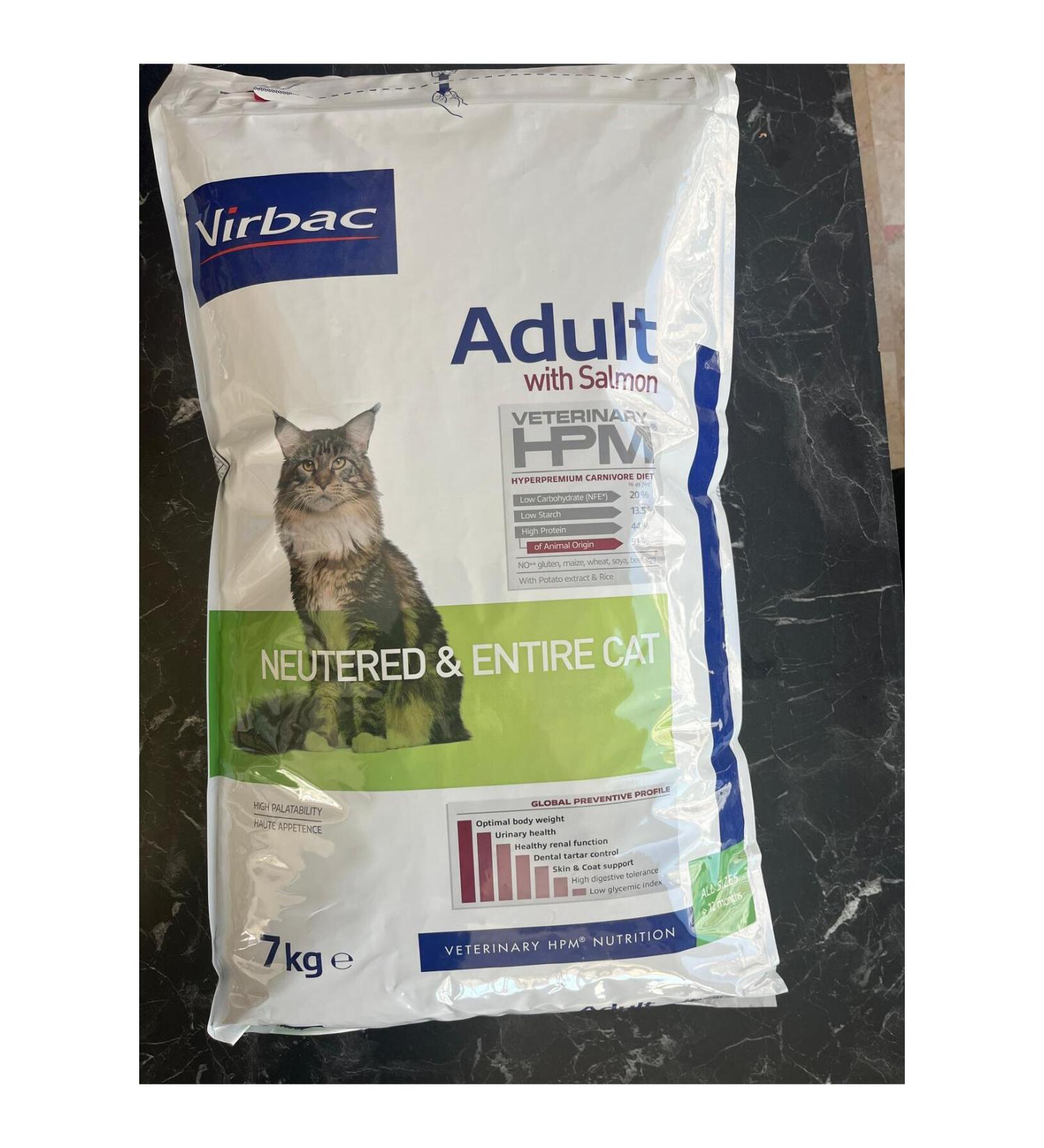 Other VIRBAC NATURED &ENTIRE SALMON CAT FOOD 7 KG.